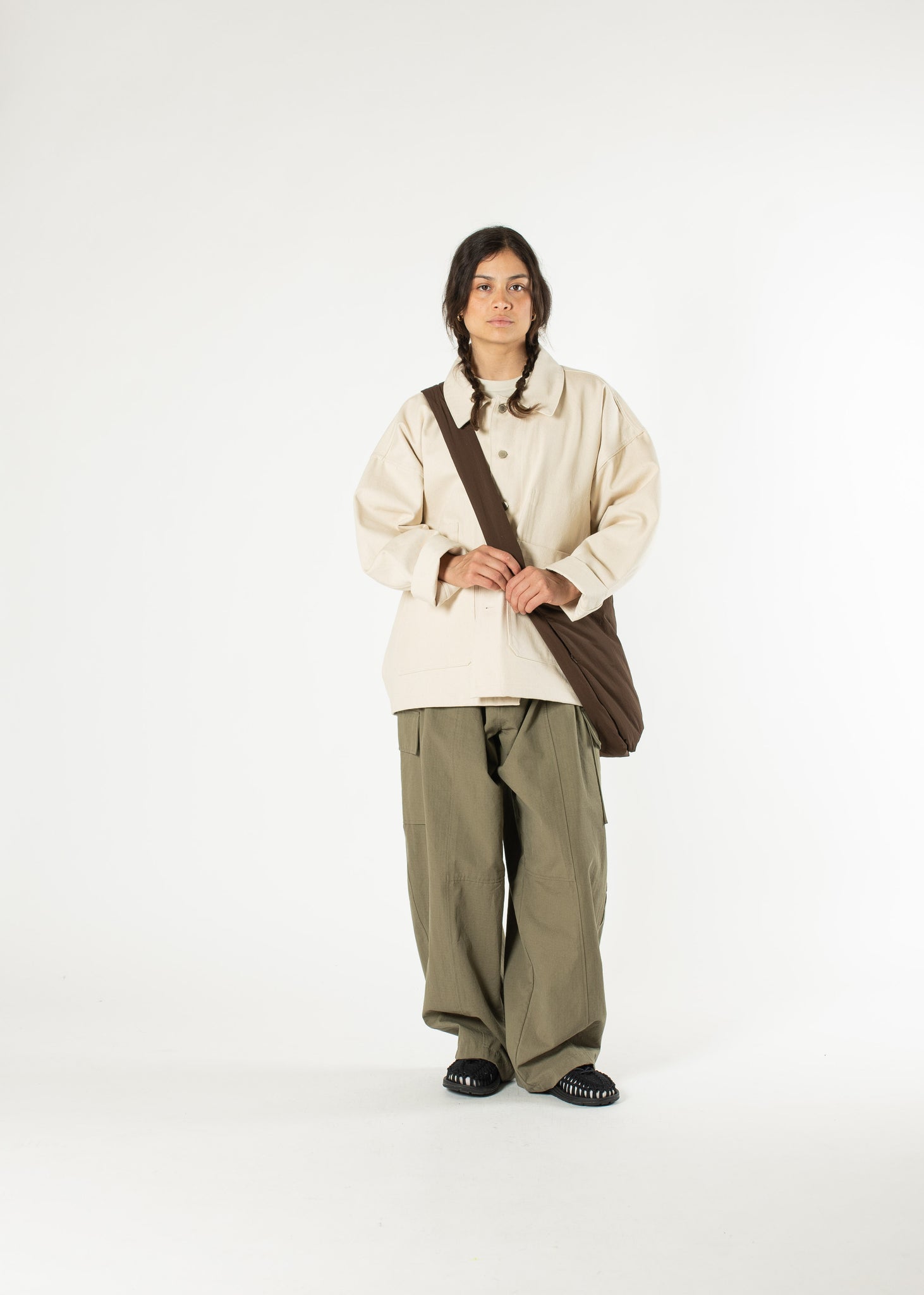 Ripstop Cargo Wide Pants