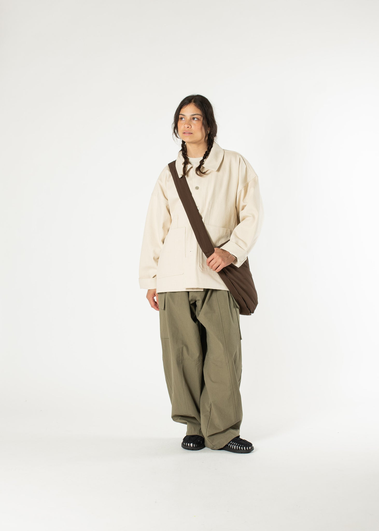 Ripstop Cargo Wide Pants