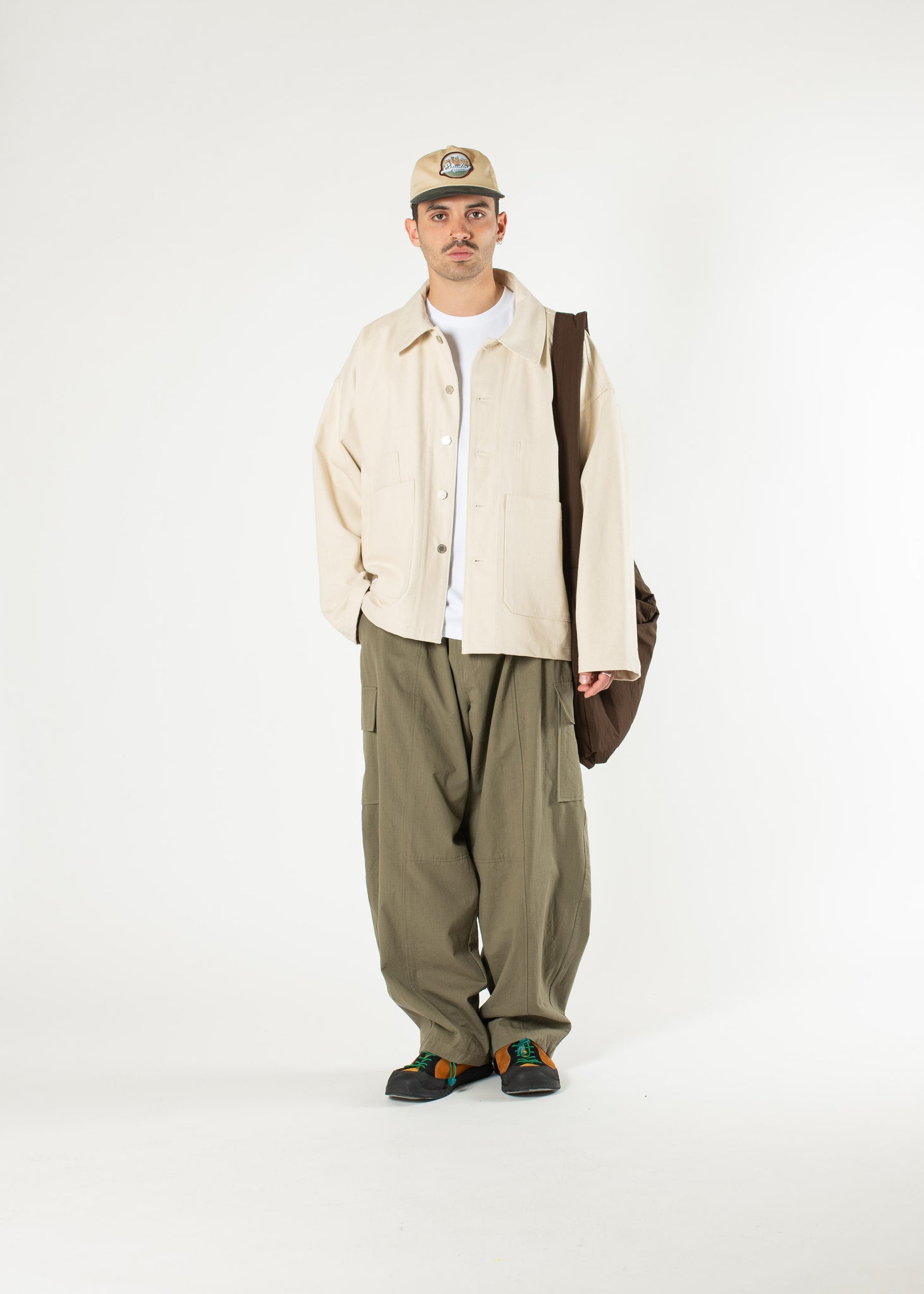 Ripstop Cargo Wide Pants