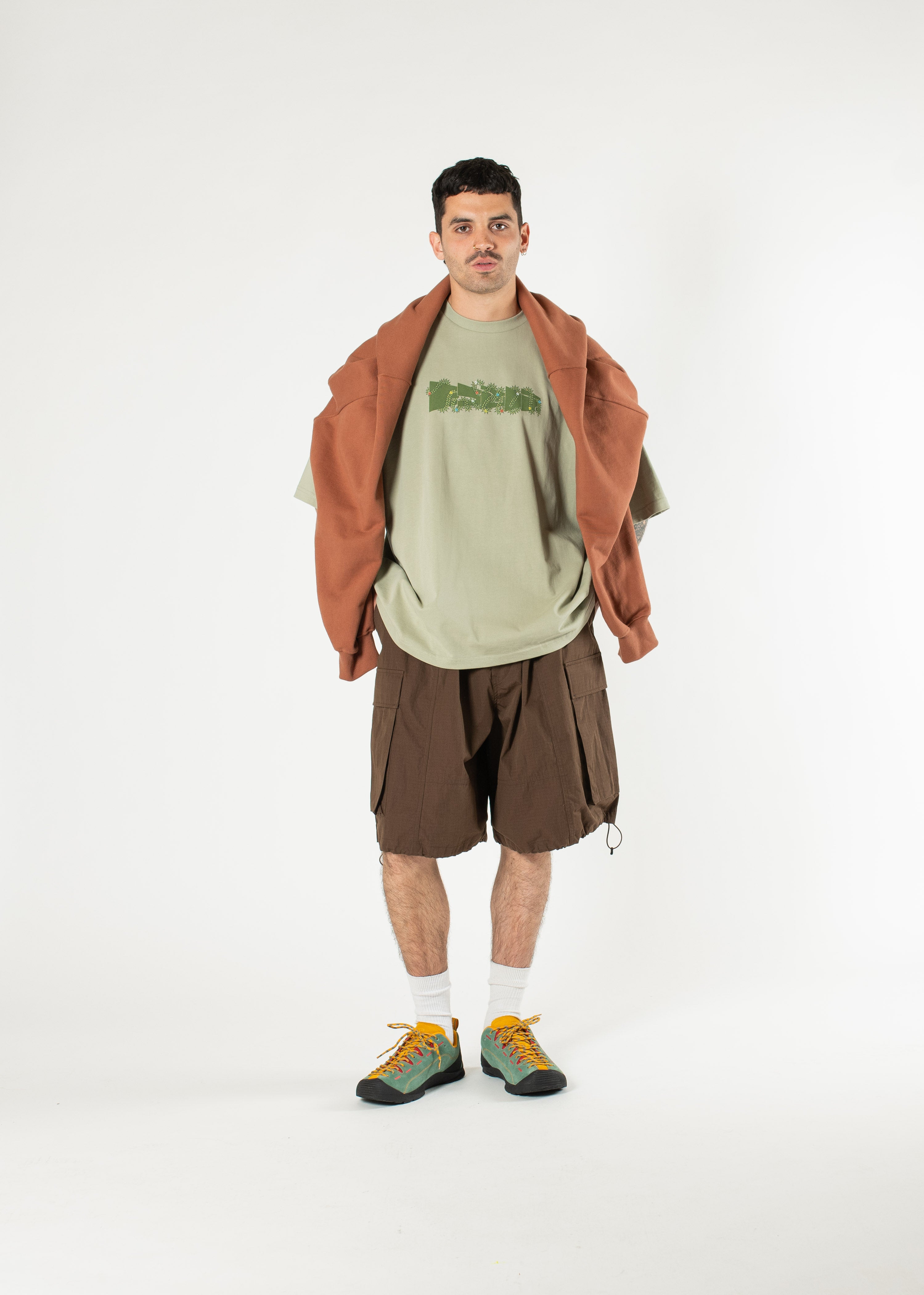 【HILLDA】25ss Chiffon Balloon Shorts Ripstop Balloon Cargo Shorts – Estudio Niksen