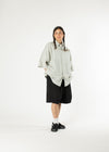 Short plissé en coton 