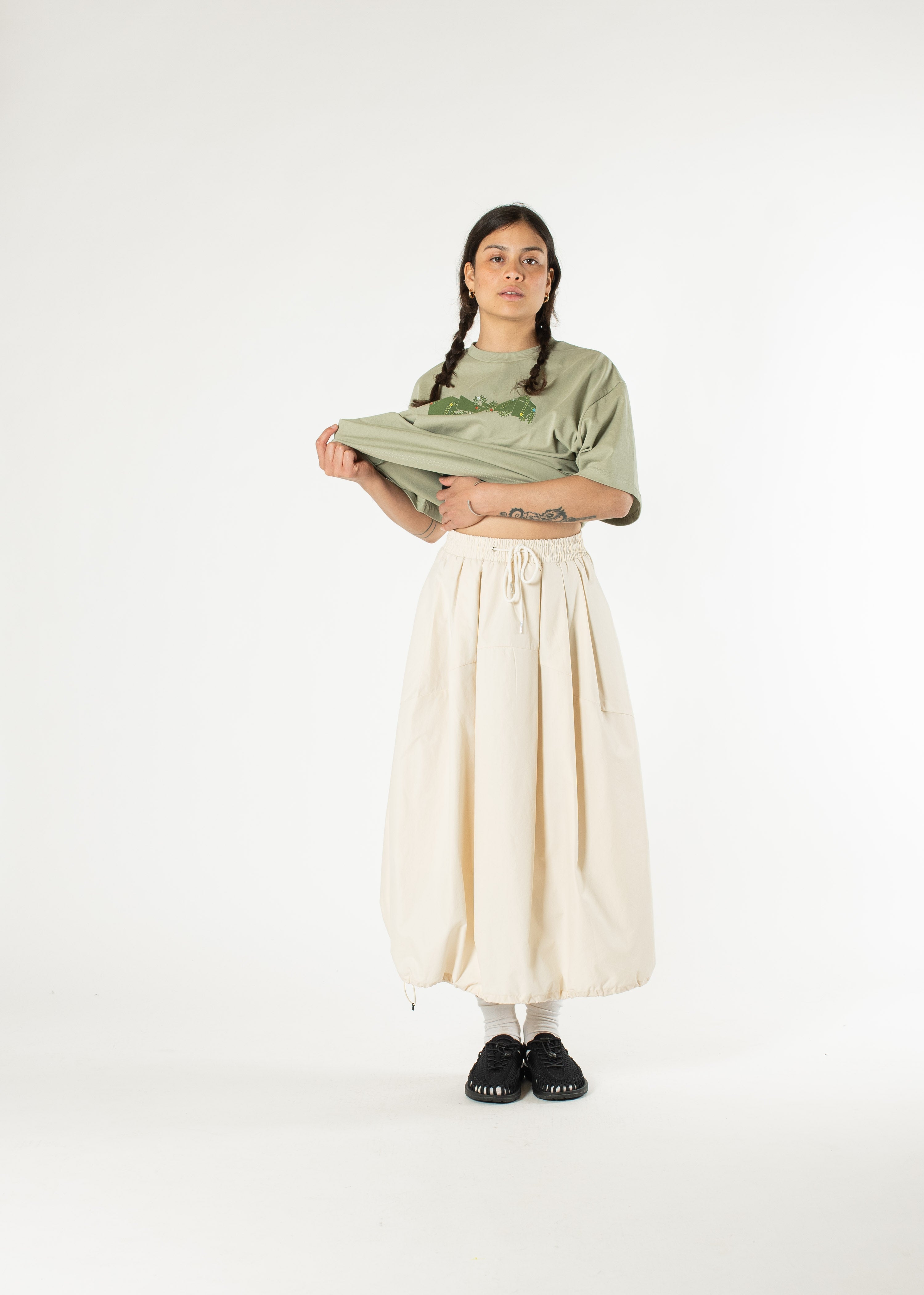 Pintuck Balloon Skirt – Estudio Niksen