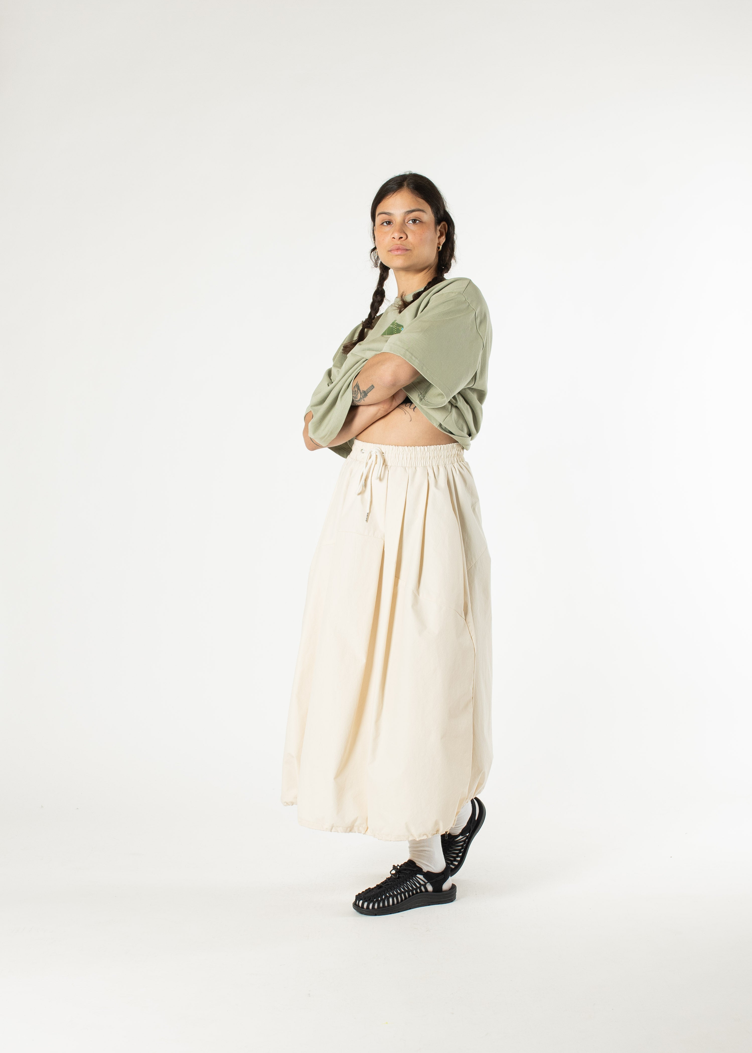 Pintuck Balloon Skirt – Estudio Niksen