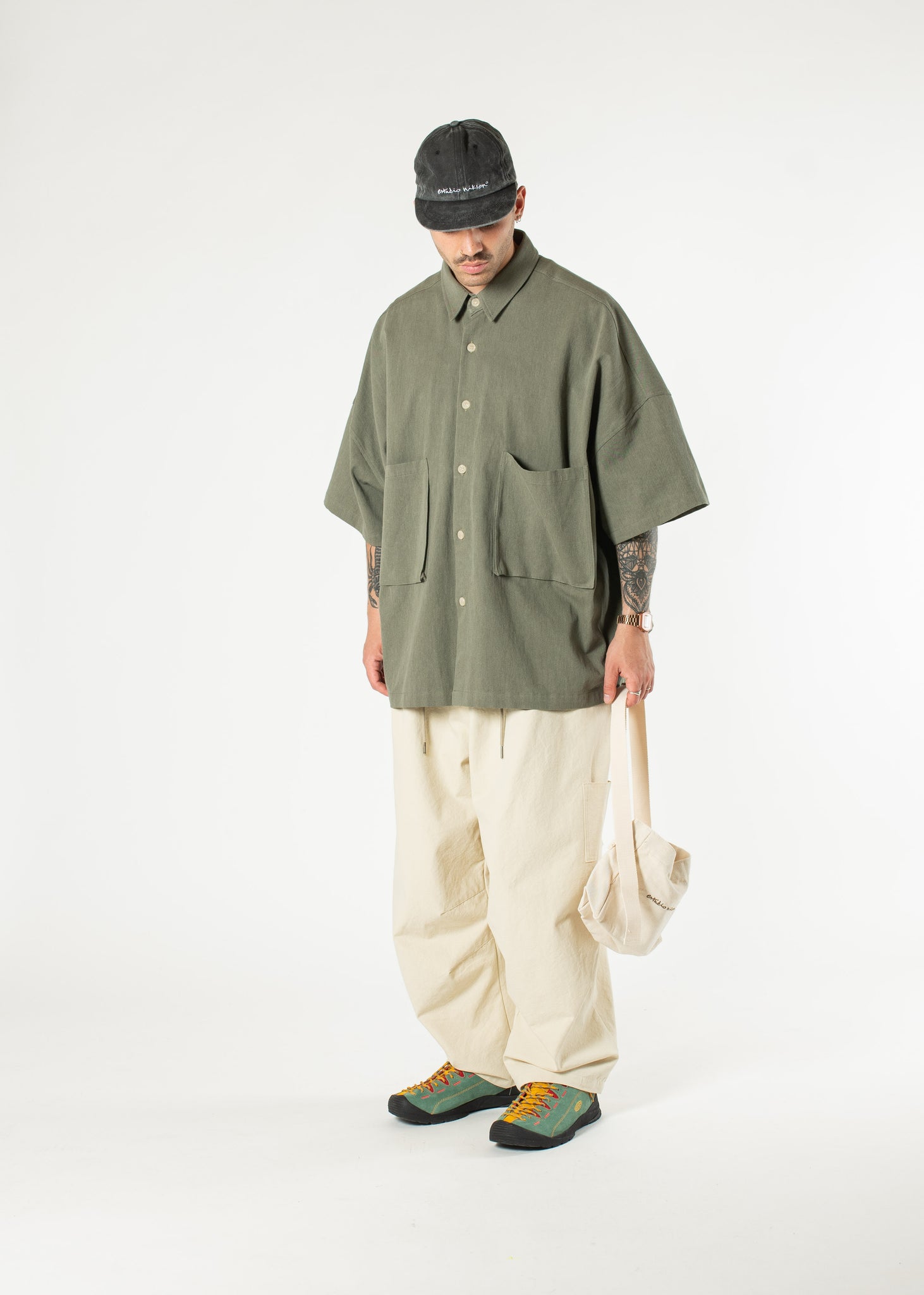 Two-pocket Big Shirt