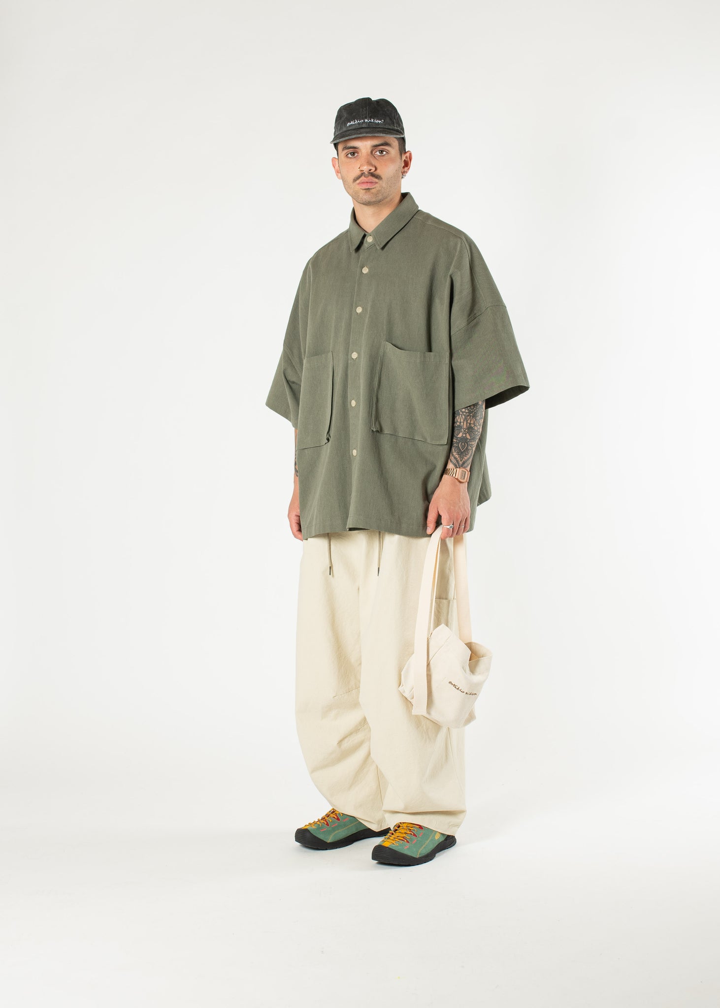 Two-pocket Big Shirt