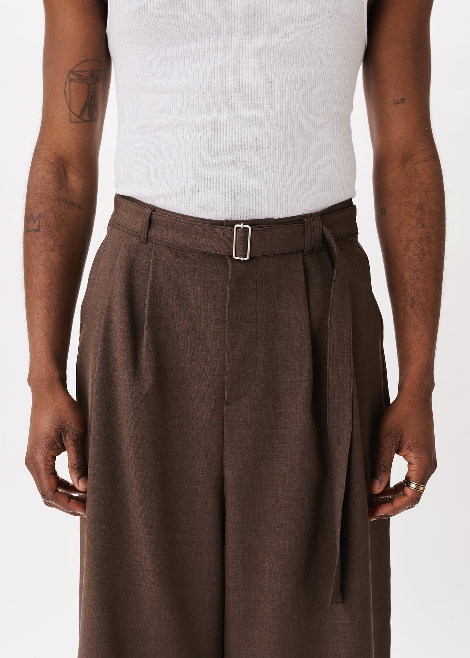 Belt Suit Capris