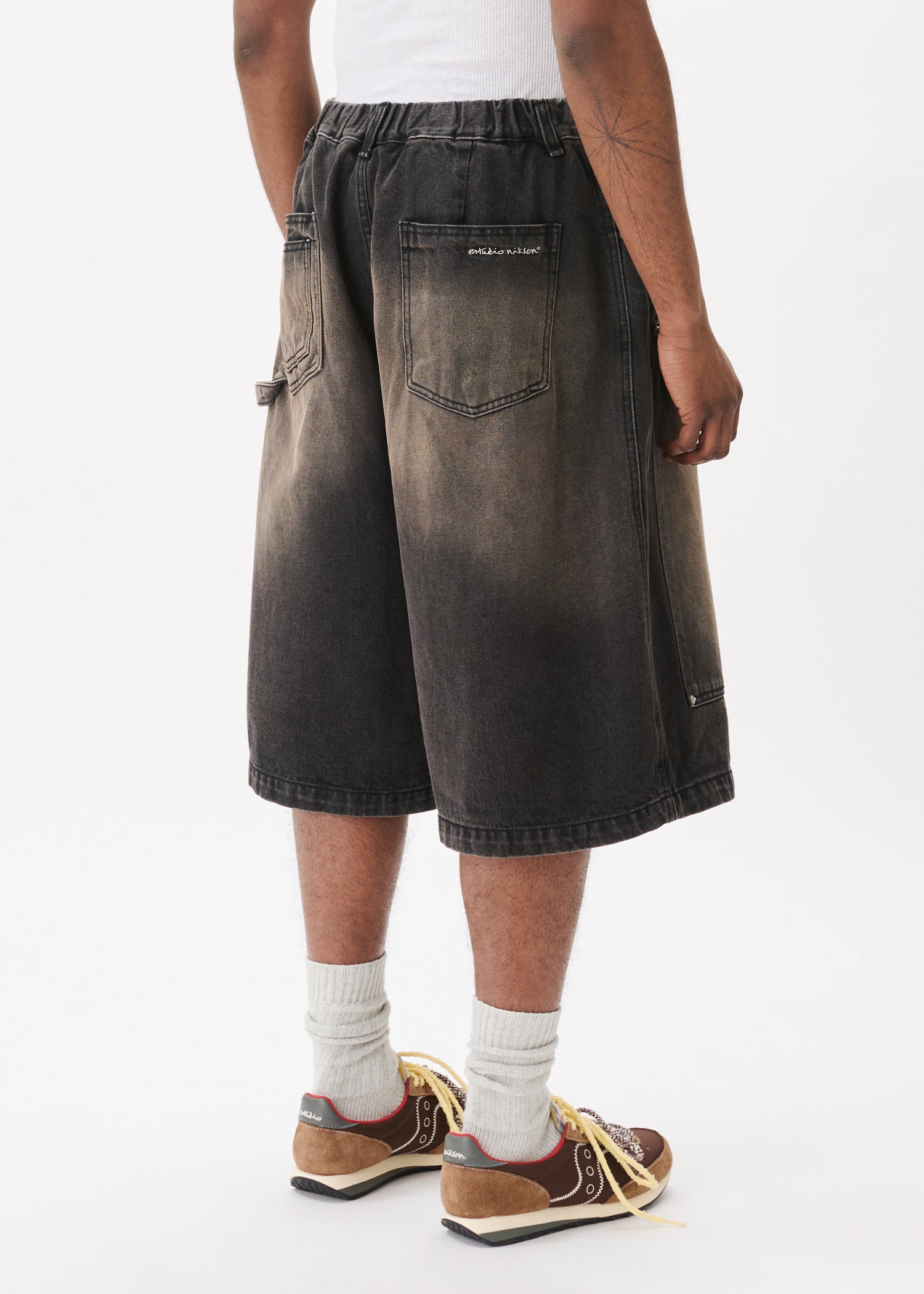 Carpenter Wide Denim Shorts – Estudio Niksen