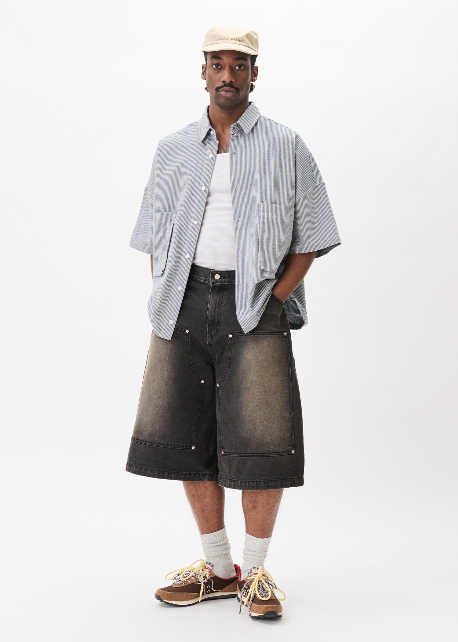 パンツ RIER Denim shorts 25SS Carpenter Wide Denim Shorts – Estudio Niksen
