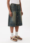 Shorts amples en jean style charpentier
