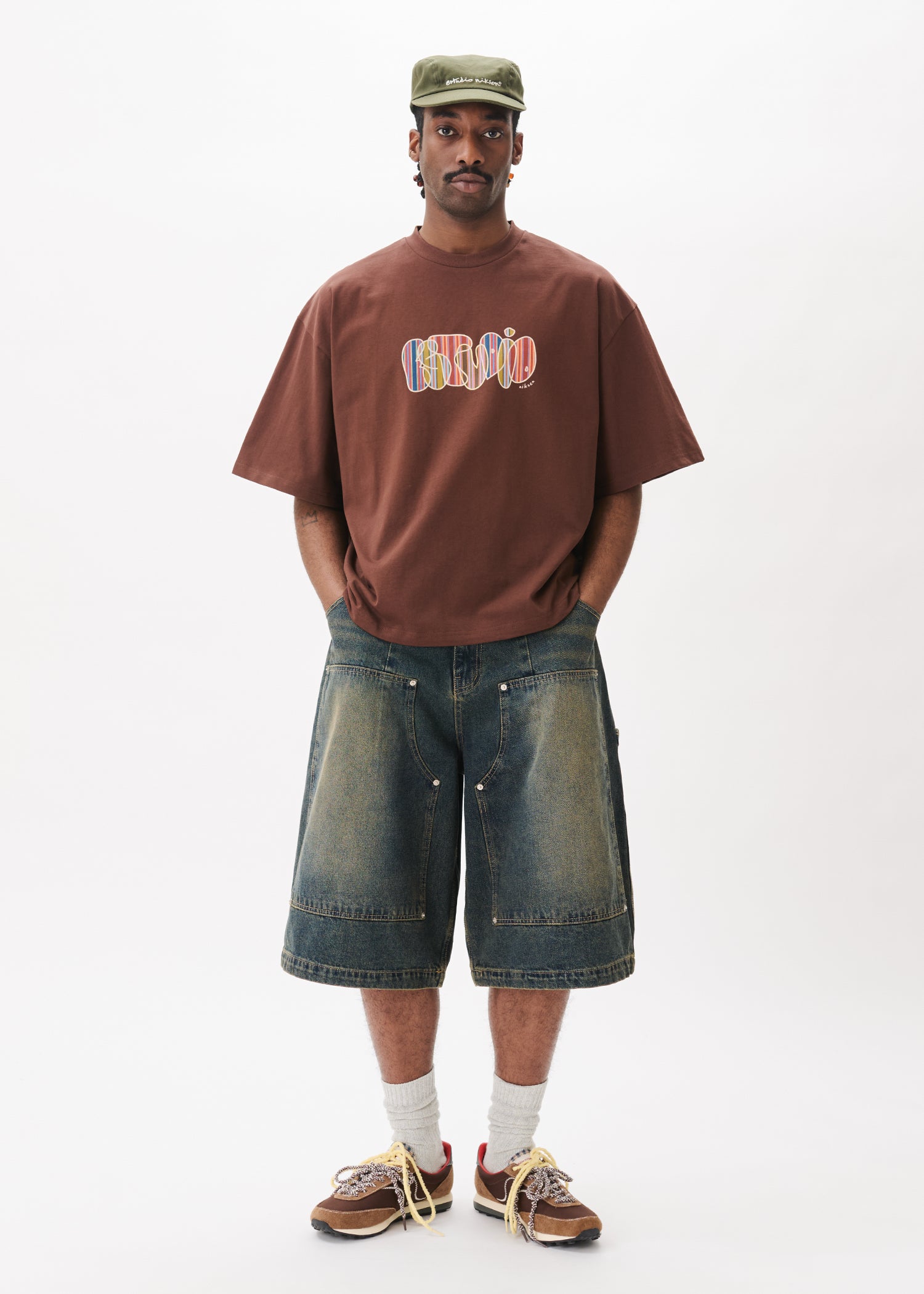 Shorts amples en jean style charpentier