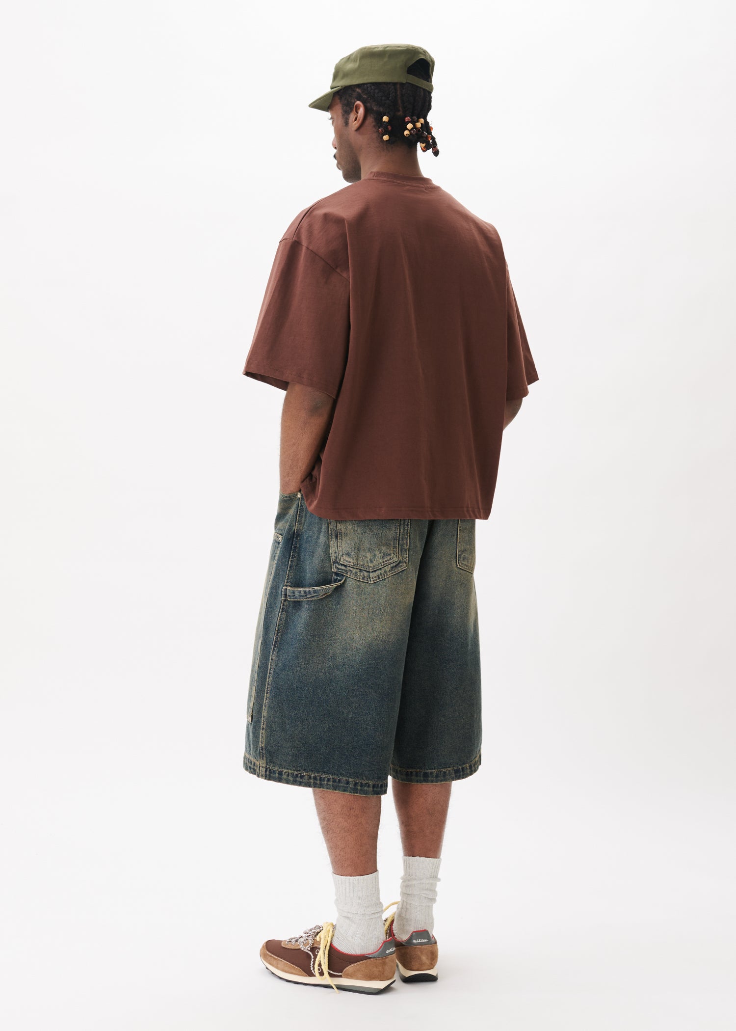 パンツ wide denim shorts M Carpenter Wide Denim Shorts – Estudio Niksen