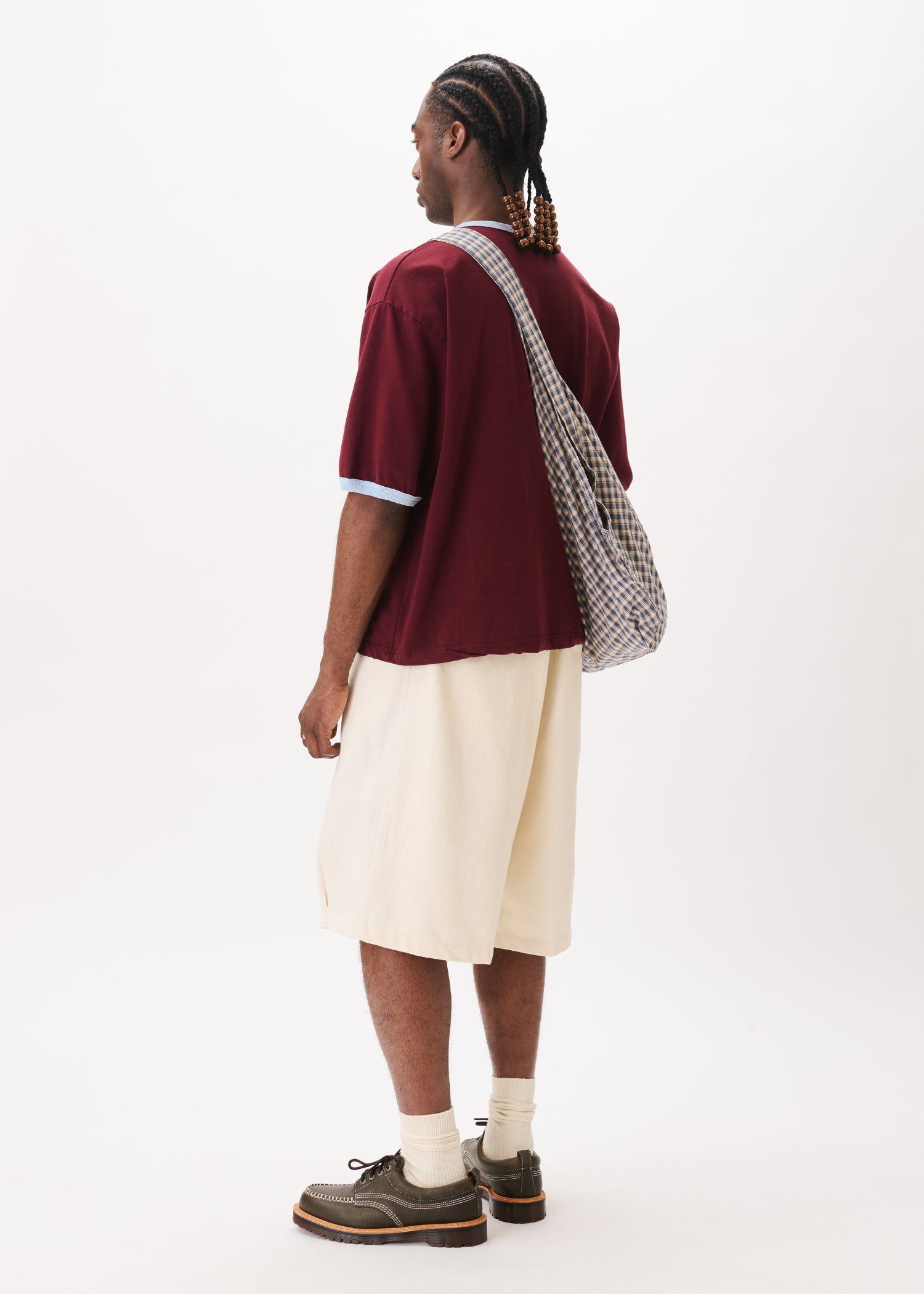 Contrast-rib Cropped Tee – Estudio Niksen