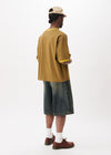 Contrast-rib Cropped Tee
