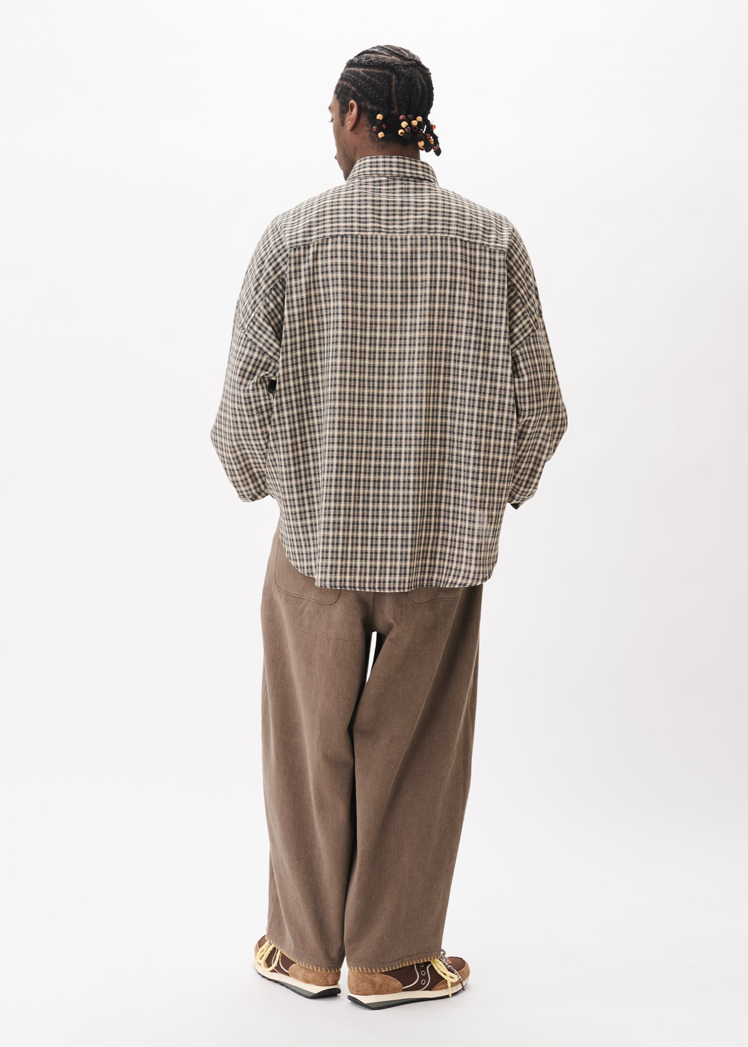 Pantalon brodé à poches