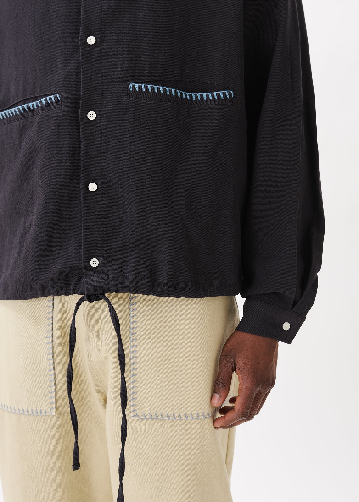 Embroidery Pocket Shirt – Estudio Niksen