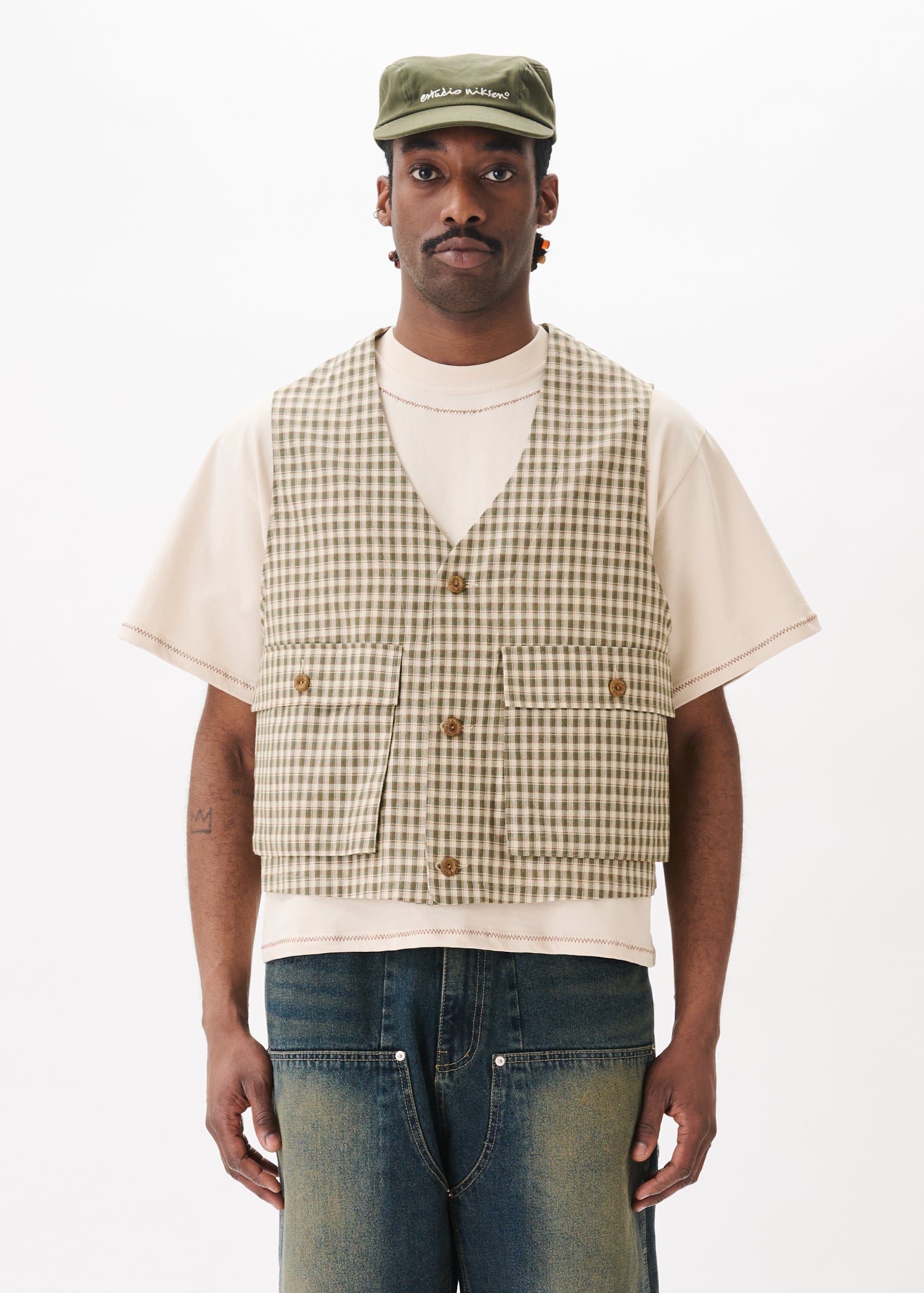 L'Appartement N/S KNIT VEST タンクトップ Light Pocket Vest – Estudio Niksen
