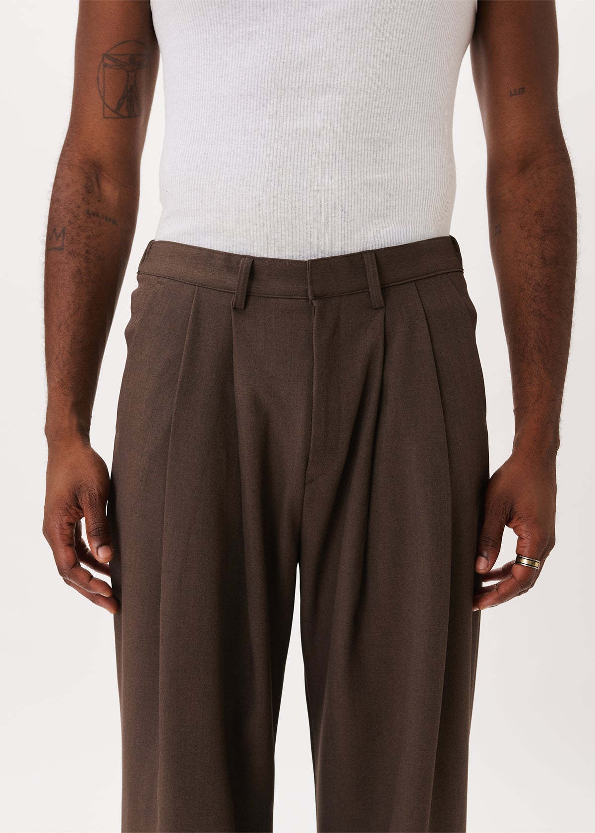 Pintuck Maxi Trousers