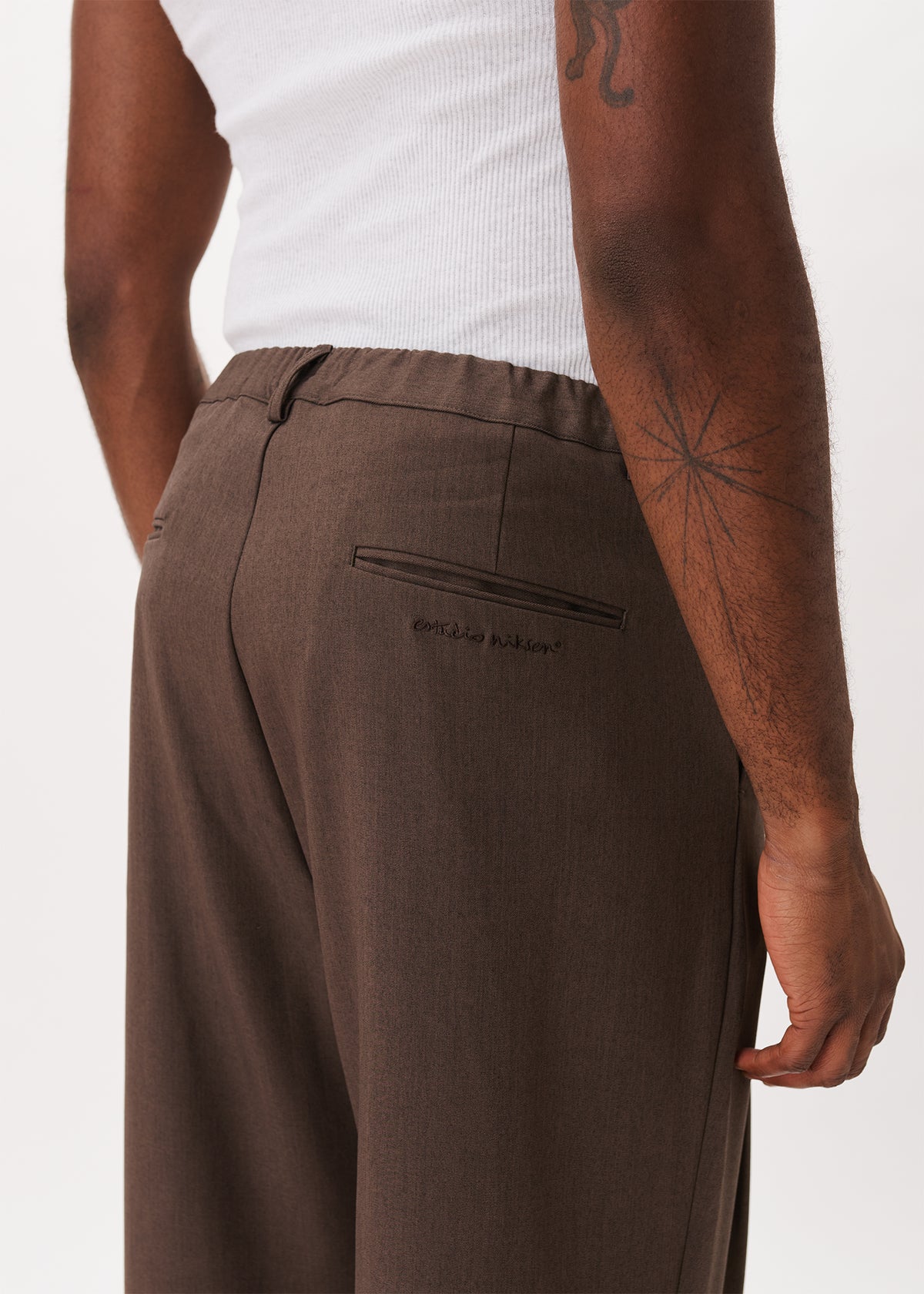 Pintuck Maxi Trousers