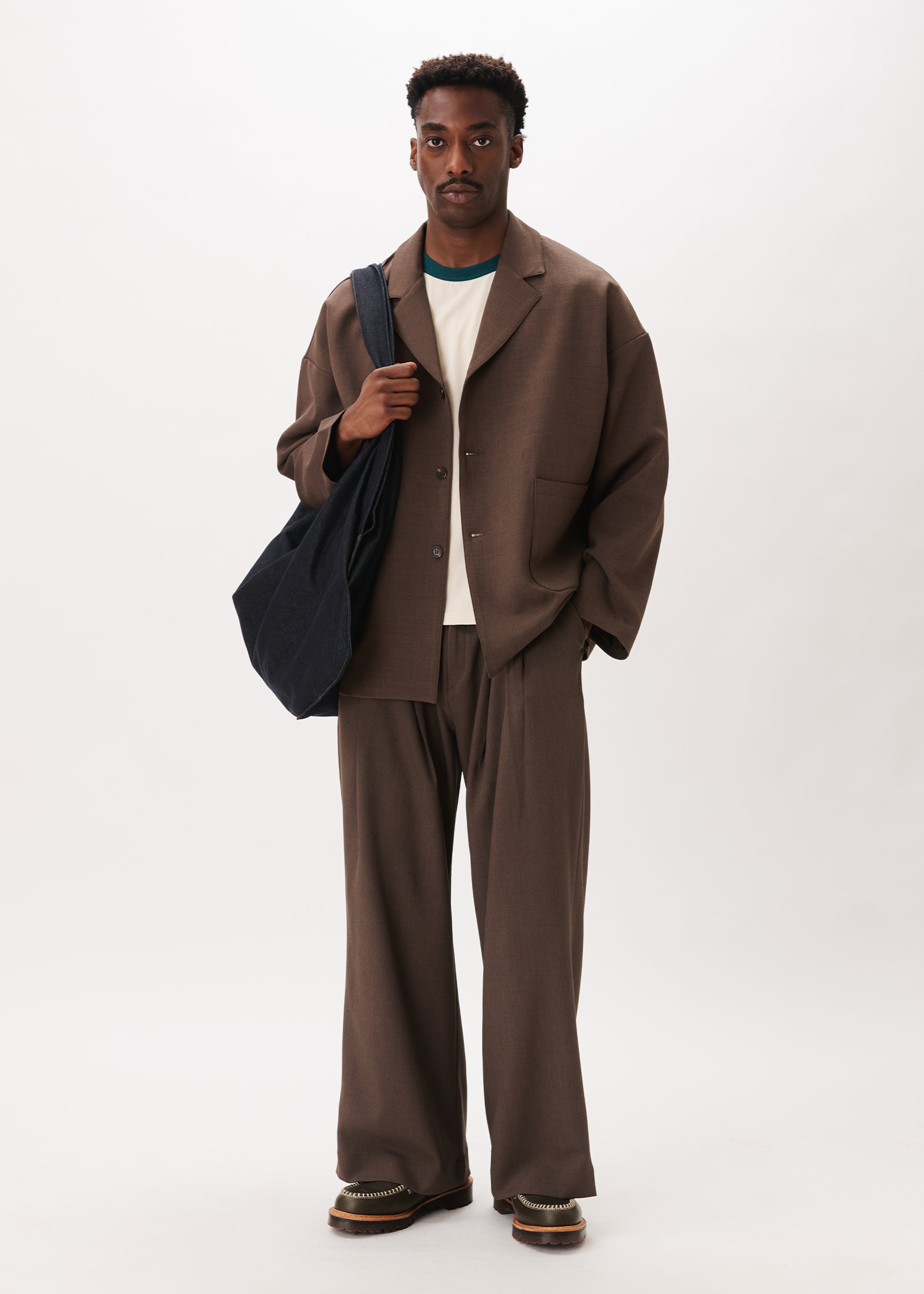 Pintuck Maxi Trousers