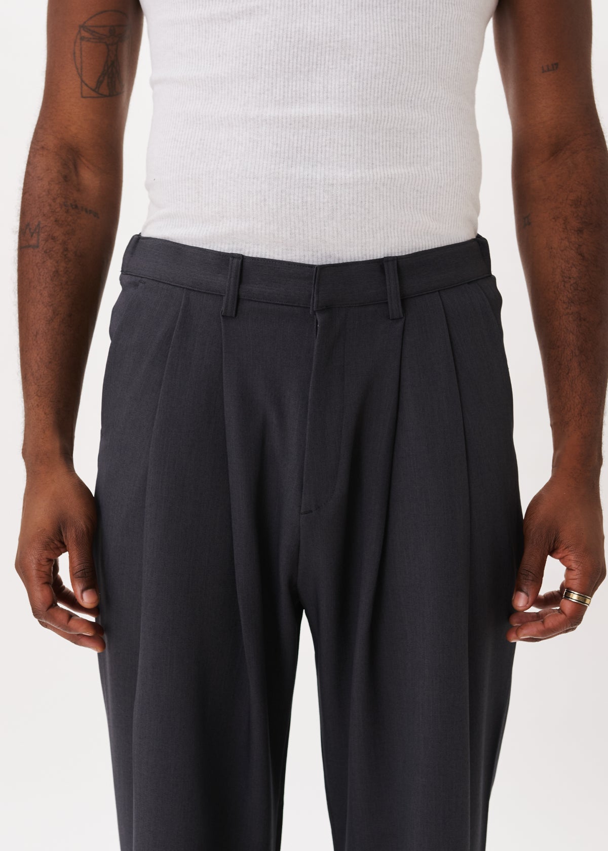 Pintuck Maxi Trousers