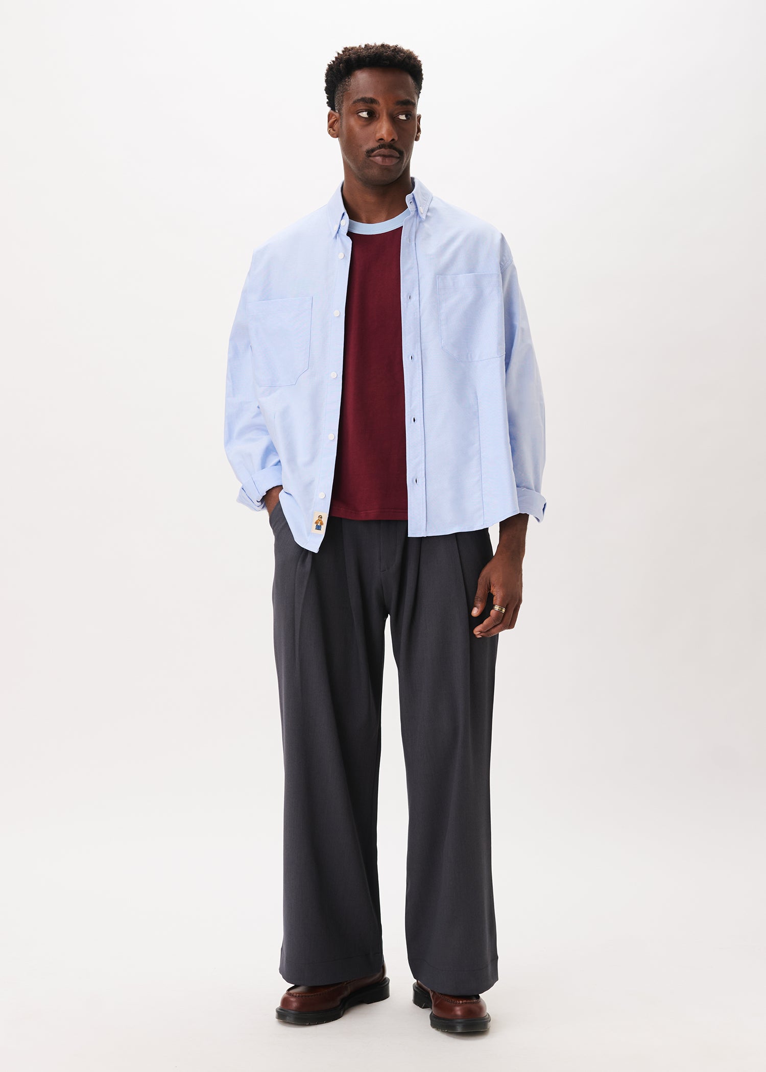 Pantalon large à pinces