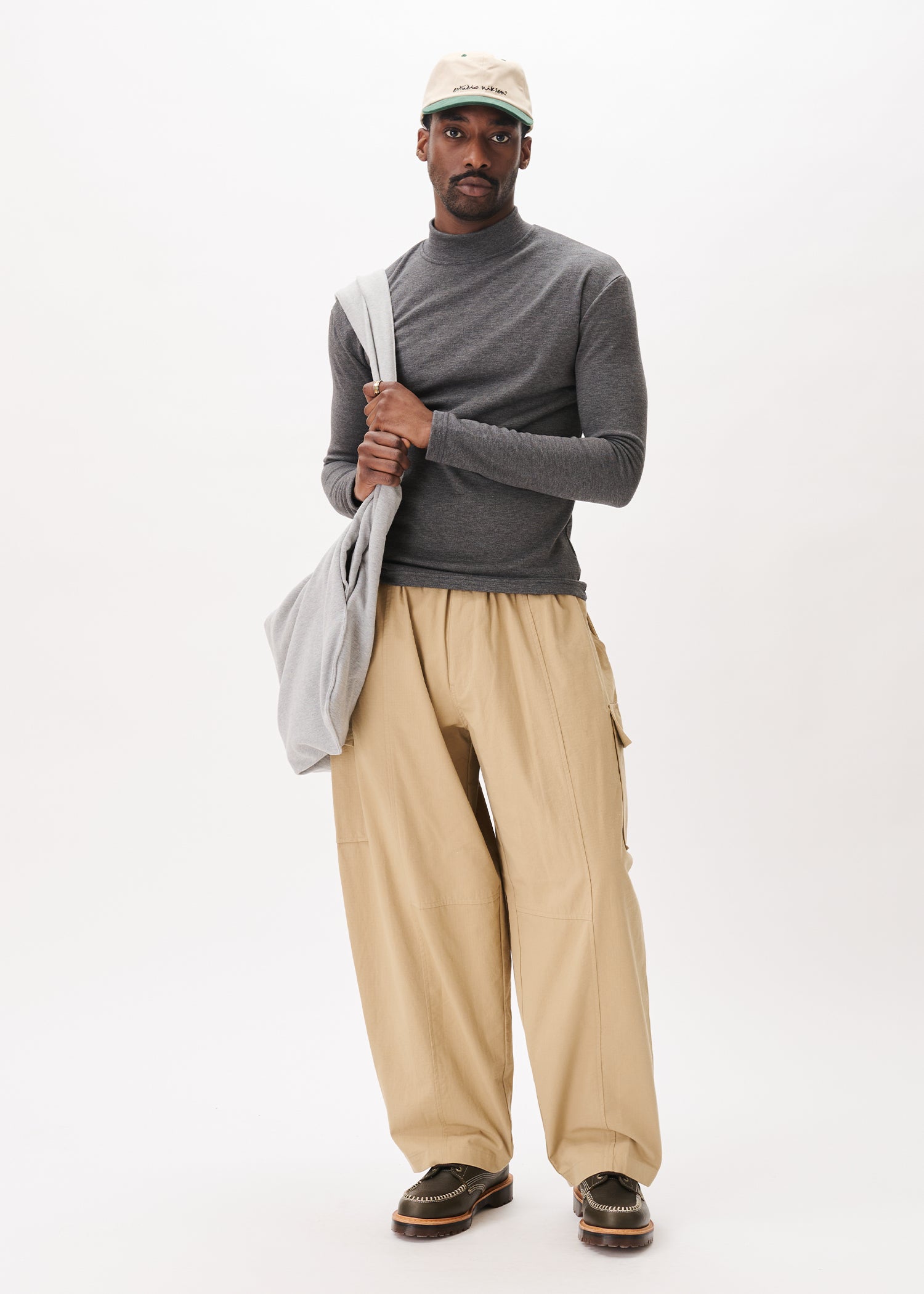 Ripstop Cargo Wide Pants