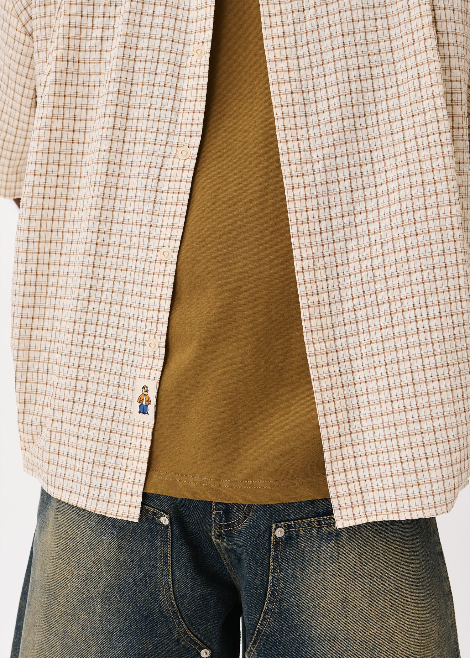 Shortsleeve Pleated Shirt