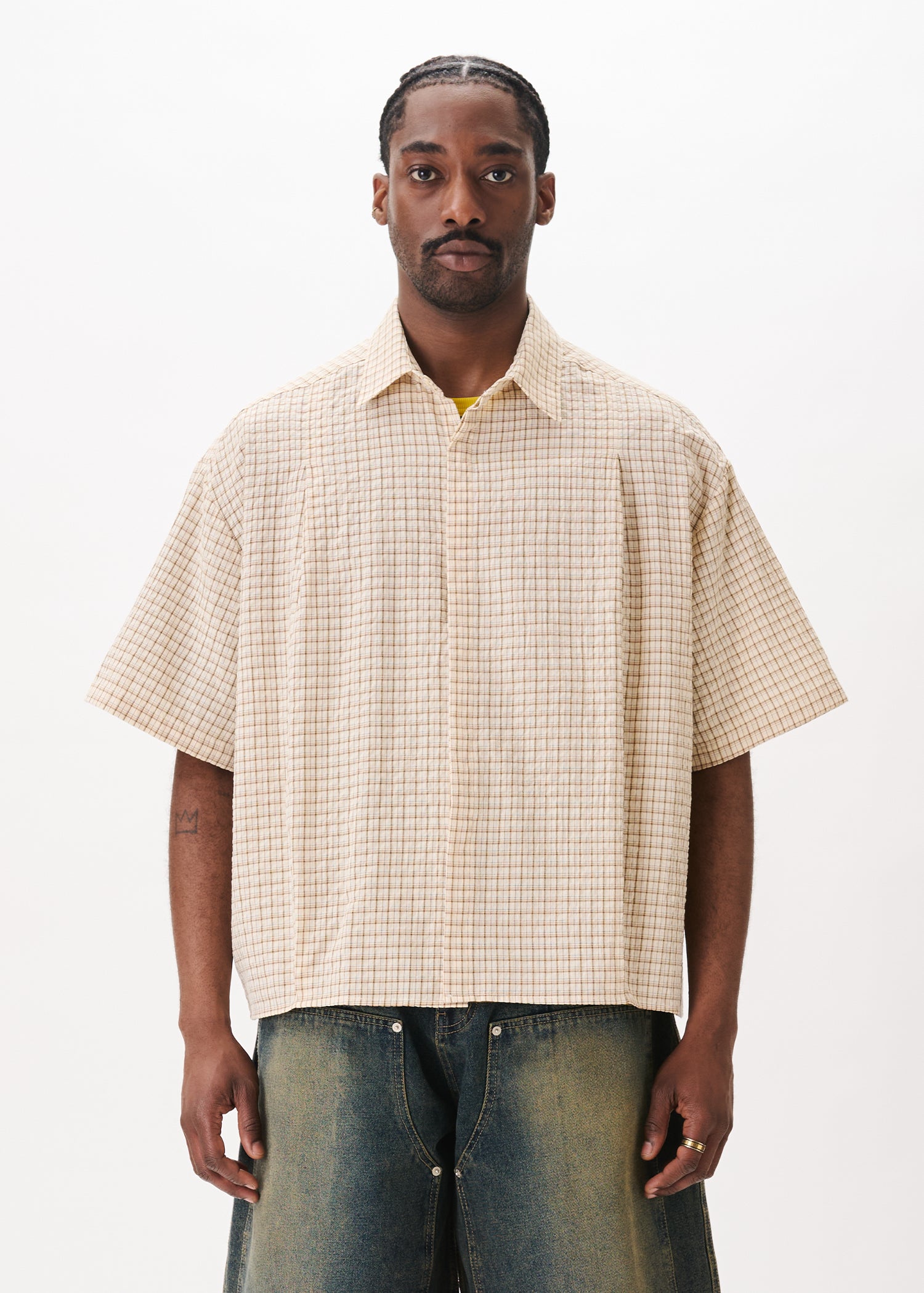 Shortsleeve Pleated Shirt