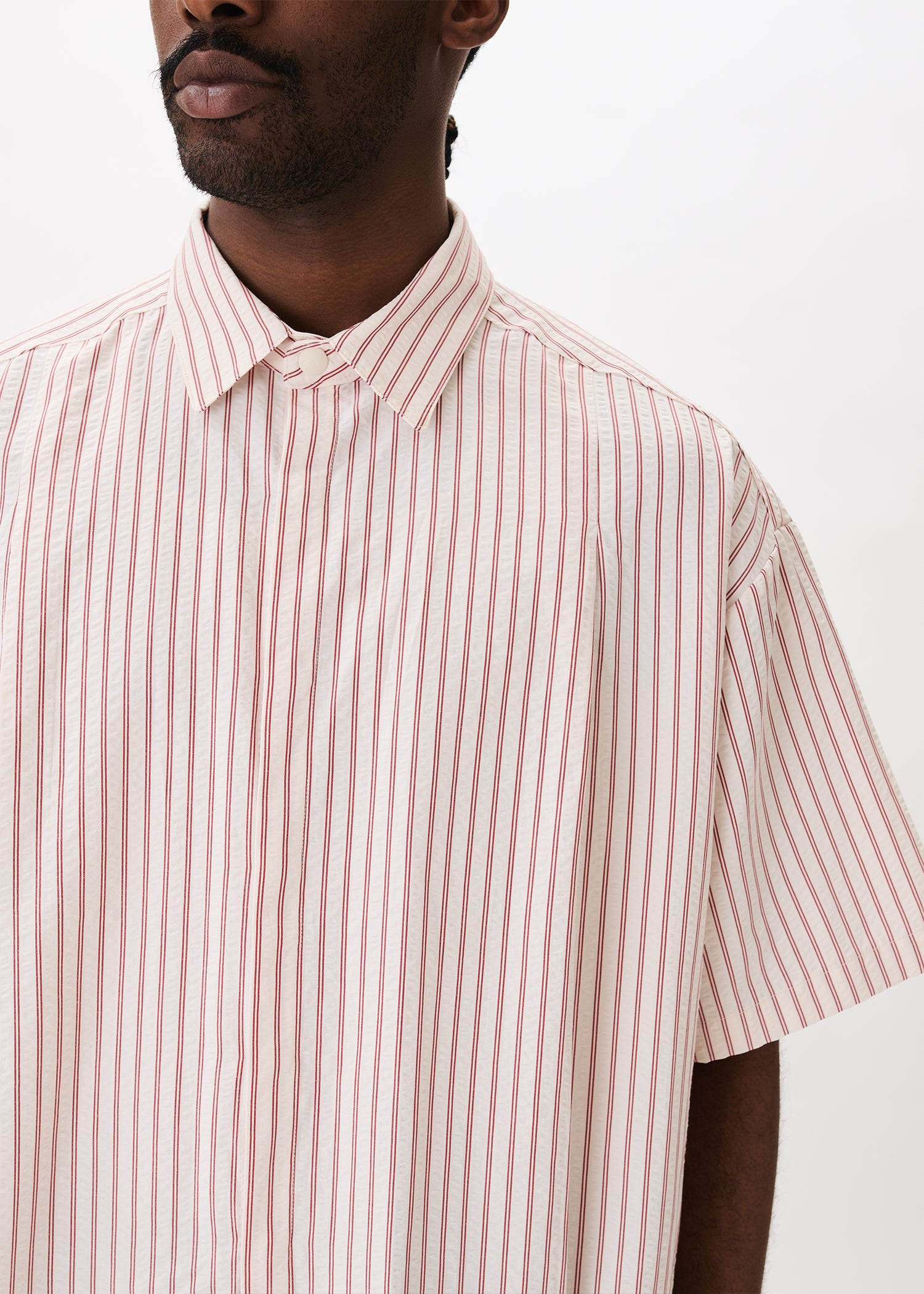 Shortsleeve Pleated Shirt