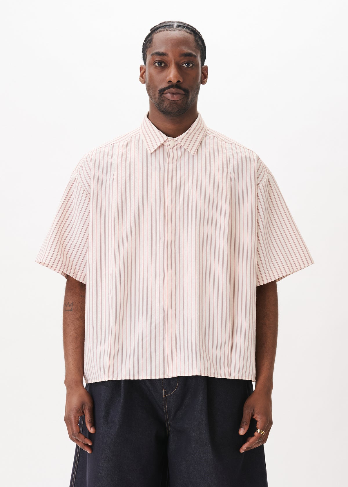 pleated men dress shirt with collar short sleeve Short Sleeve Pleated Shirt - Dark Grey | Mens Shirts