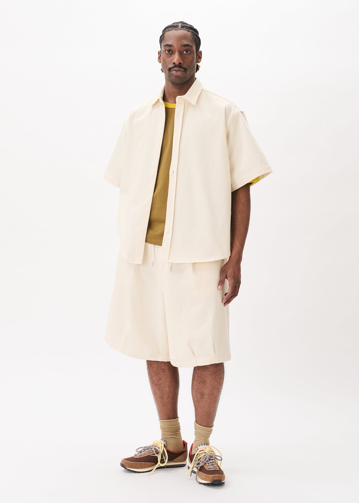 Chemise ample à manches courtes