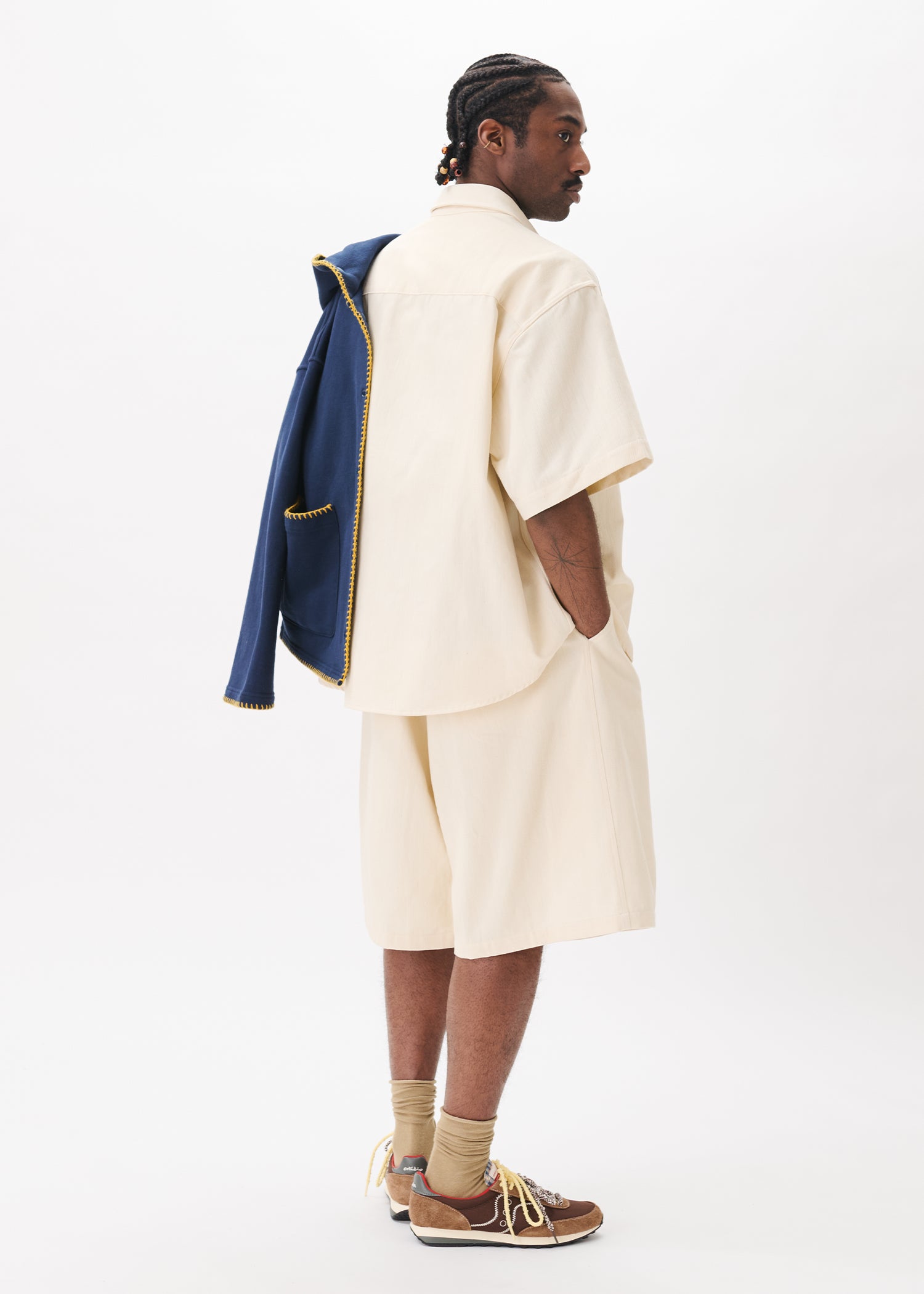 Chemise ample à manches courtes