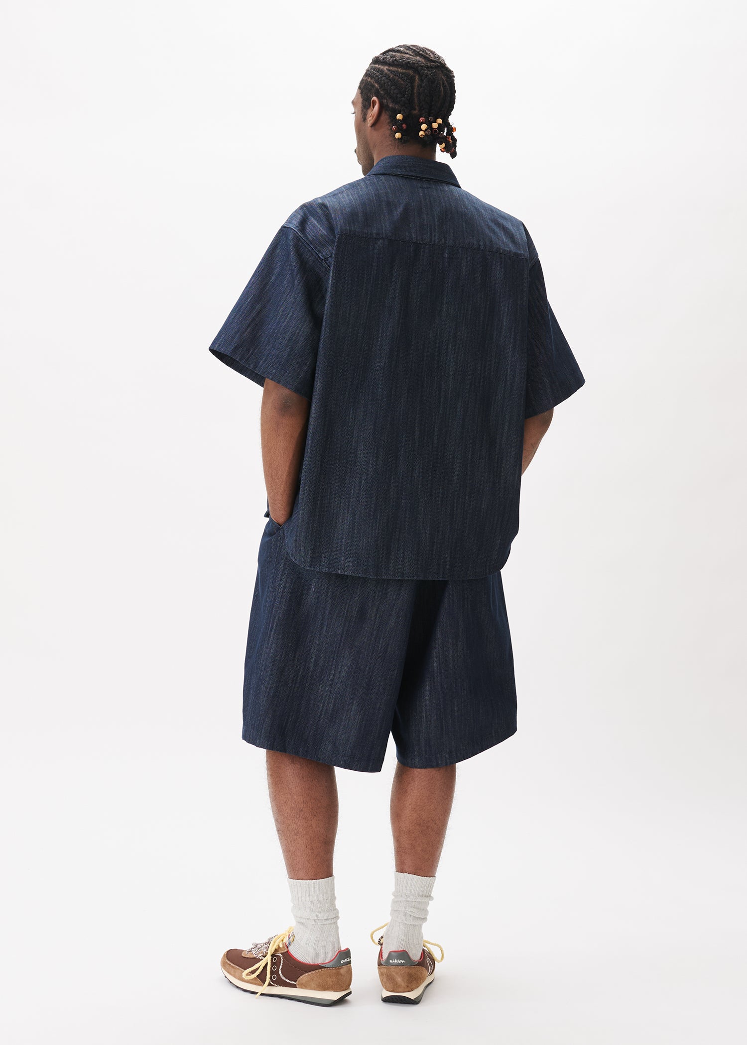 Chemise ample à manches courtes