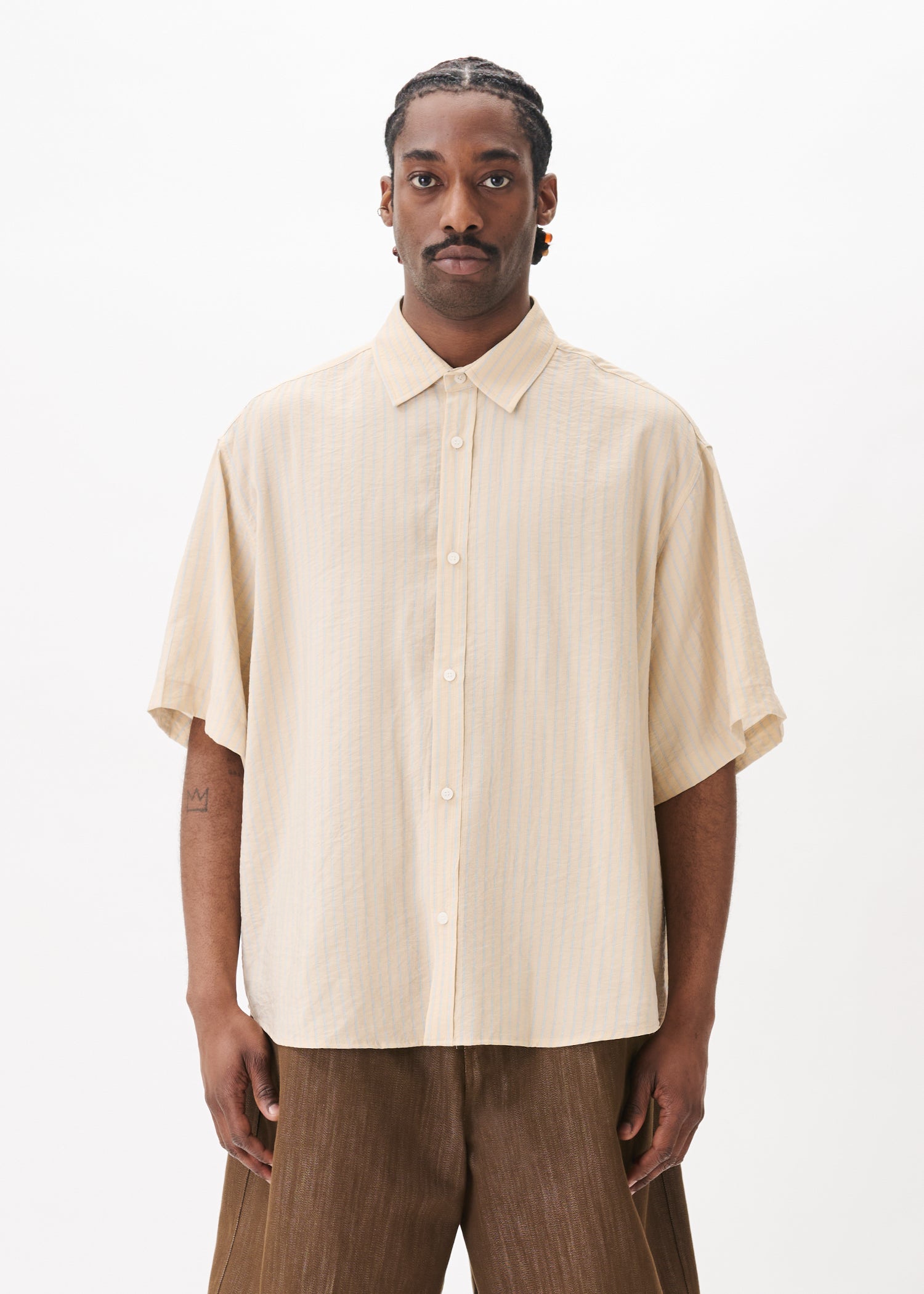 Chemise ample à manches courtes