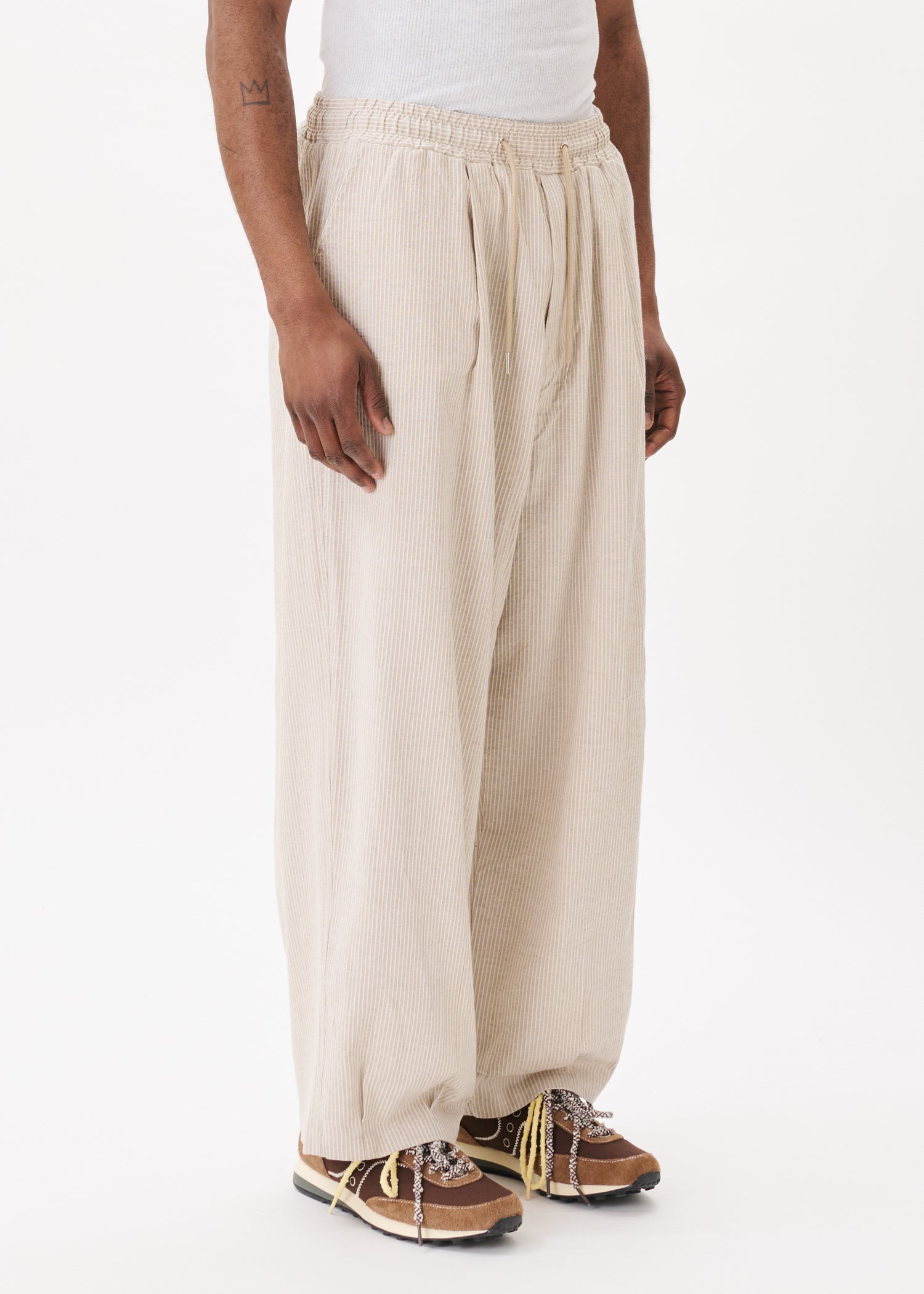 Pantalon ballon rayé