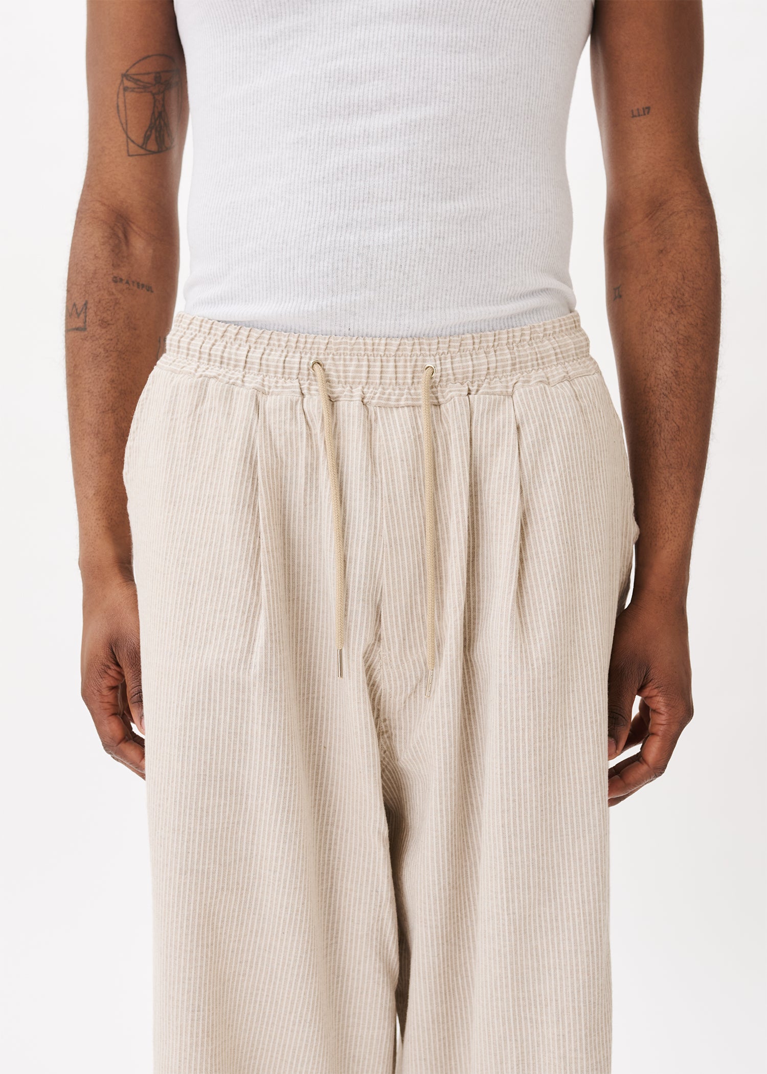 Pantalon ballon rayé