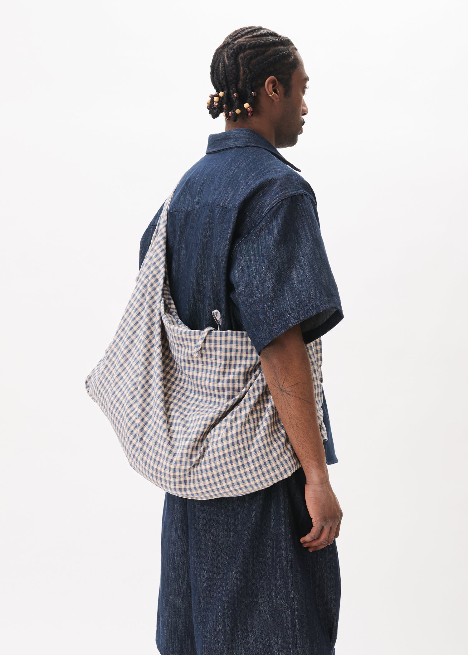 バッグ Waste x Fuckthatnerdshop Check bag Three-way Checkered Bag – Estudio Niksen