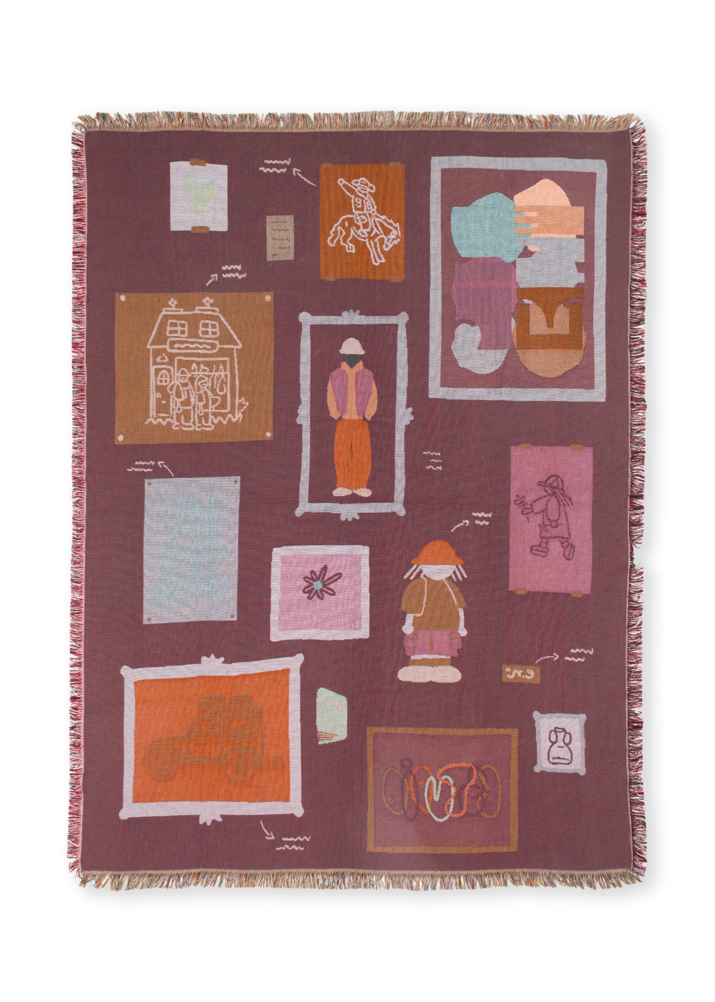 "Infinity Wall" Woven Throw