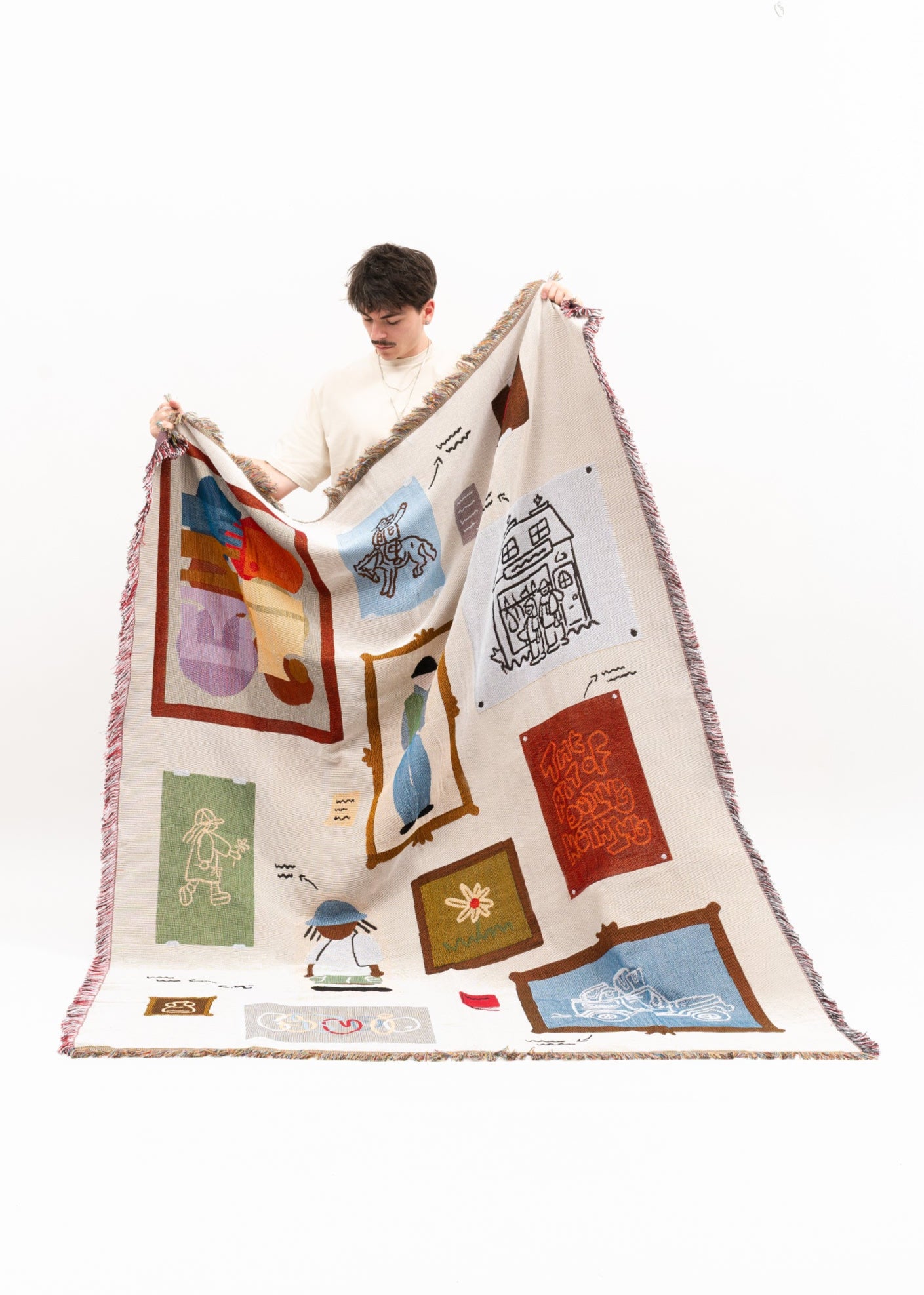 "Infinity Wall" Woven Throw