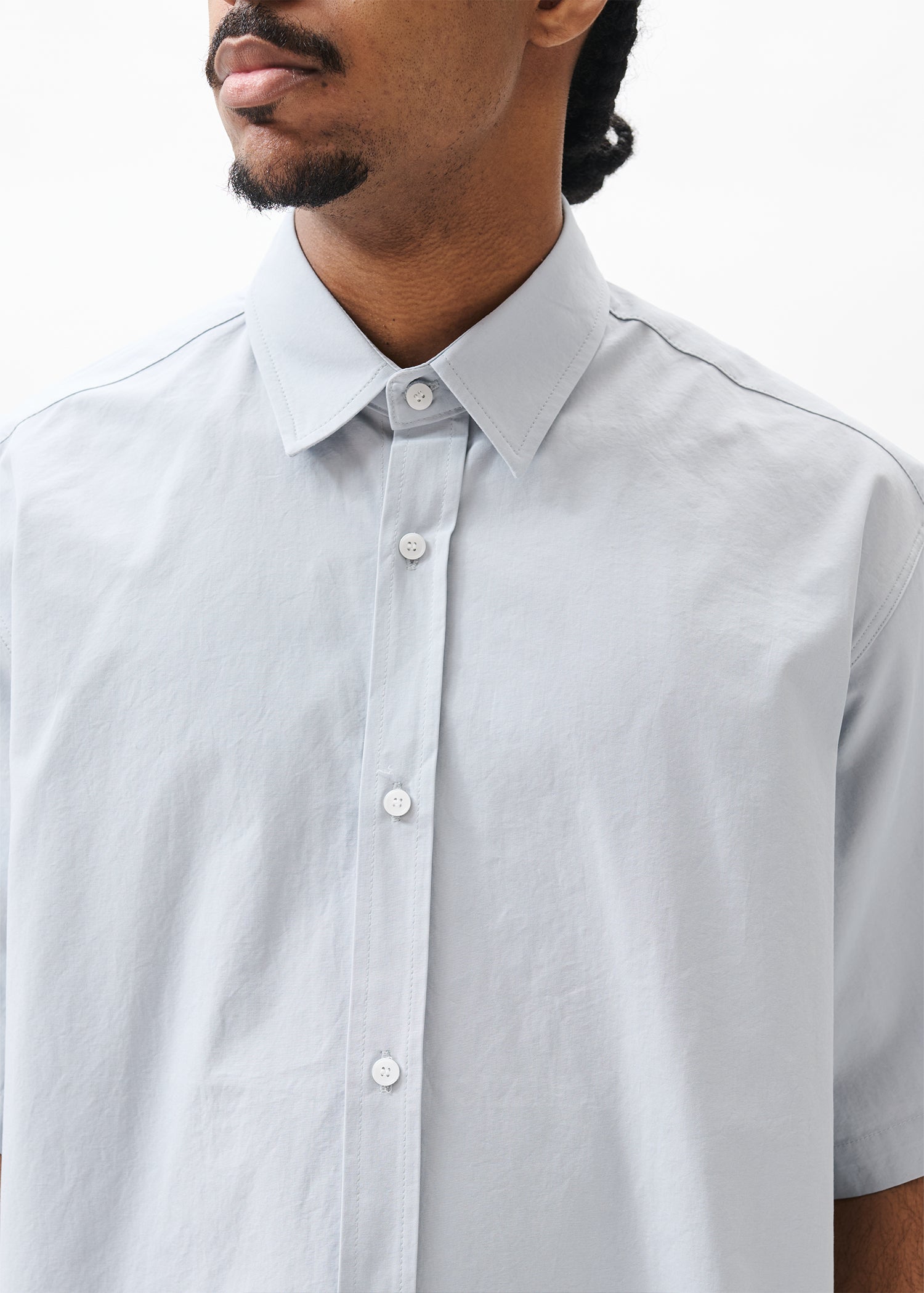 Chemise large à manches courtes
