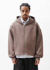 Sweat à capuche zippé Boxy