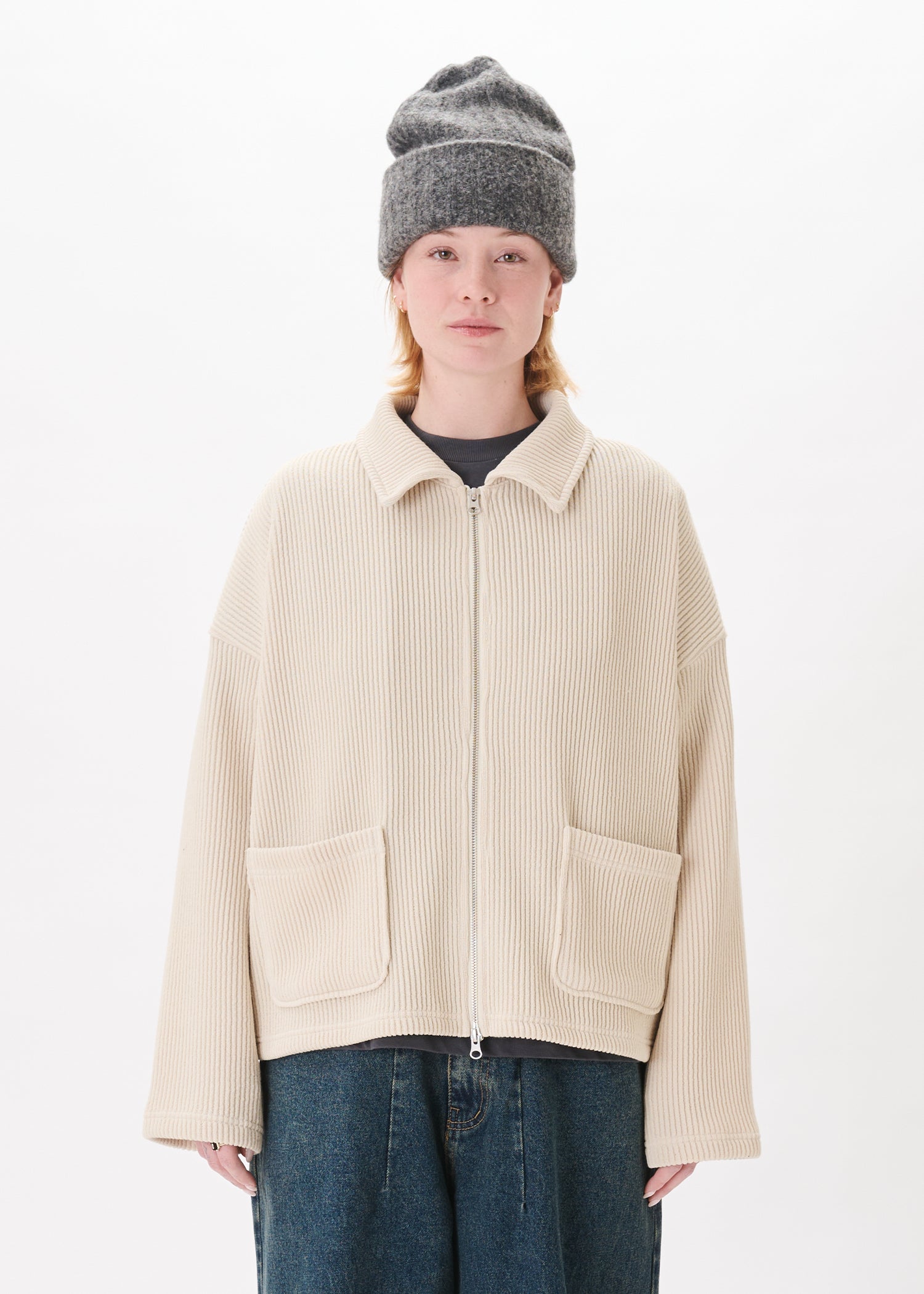 Double-zip Pocket Sweater