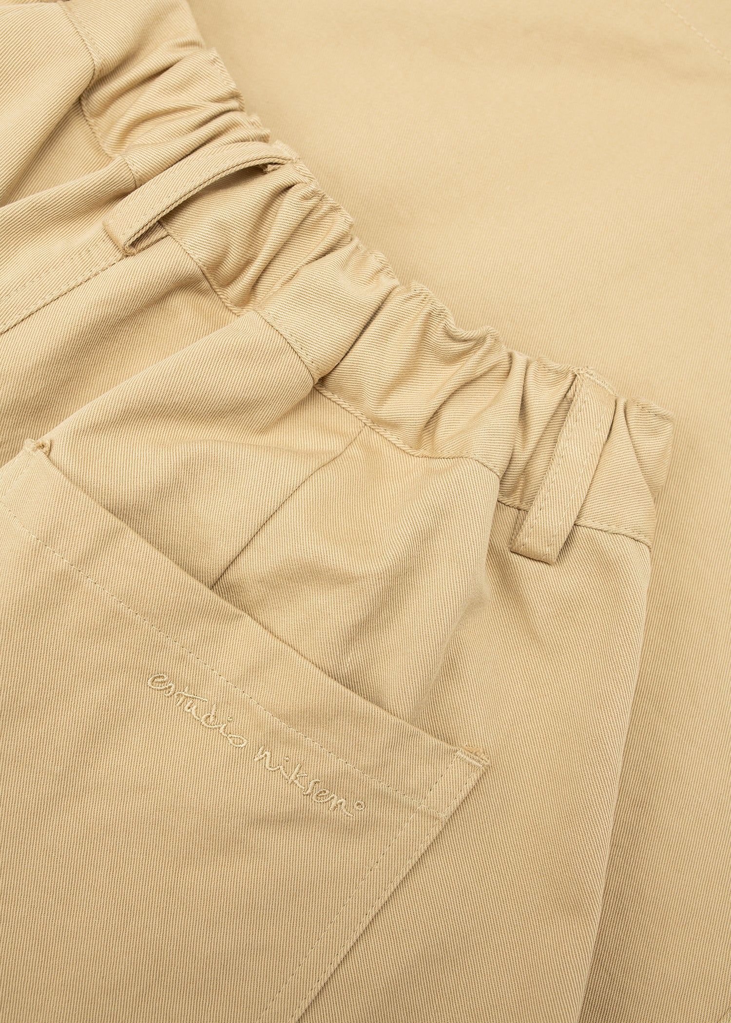 ＜6(ROKU)＞TUCK SHORT PANTS ベージュ　38 6（ロク）の「＜6(ROKU)＞GEORGETTE TUCK PANTS/パンツ