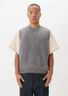 Gilet en tricot d'alpaga