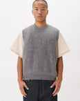 Gilet en tricot d'alpaga