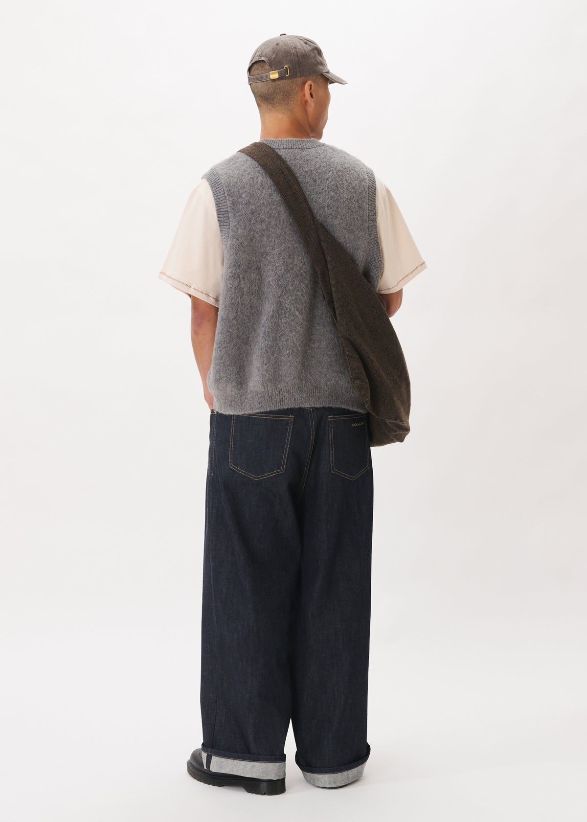 Gilet en tricot d'alpaga