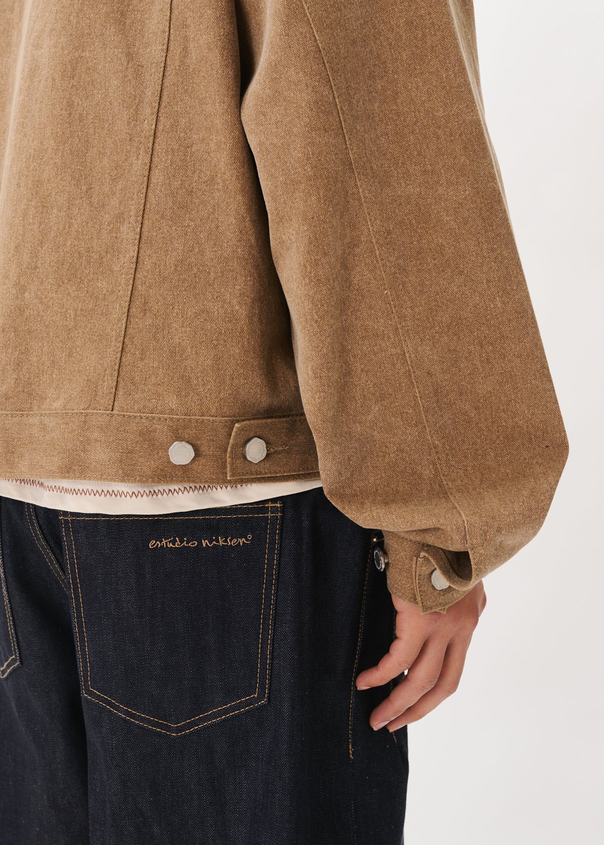 Camionneur en jean boxy