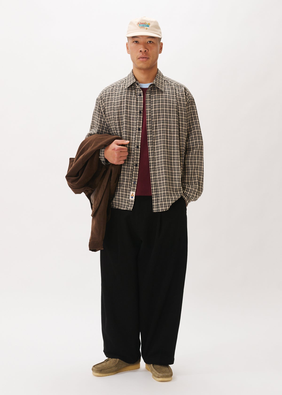 Chemise à plis carrée