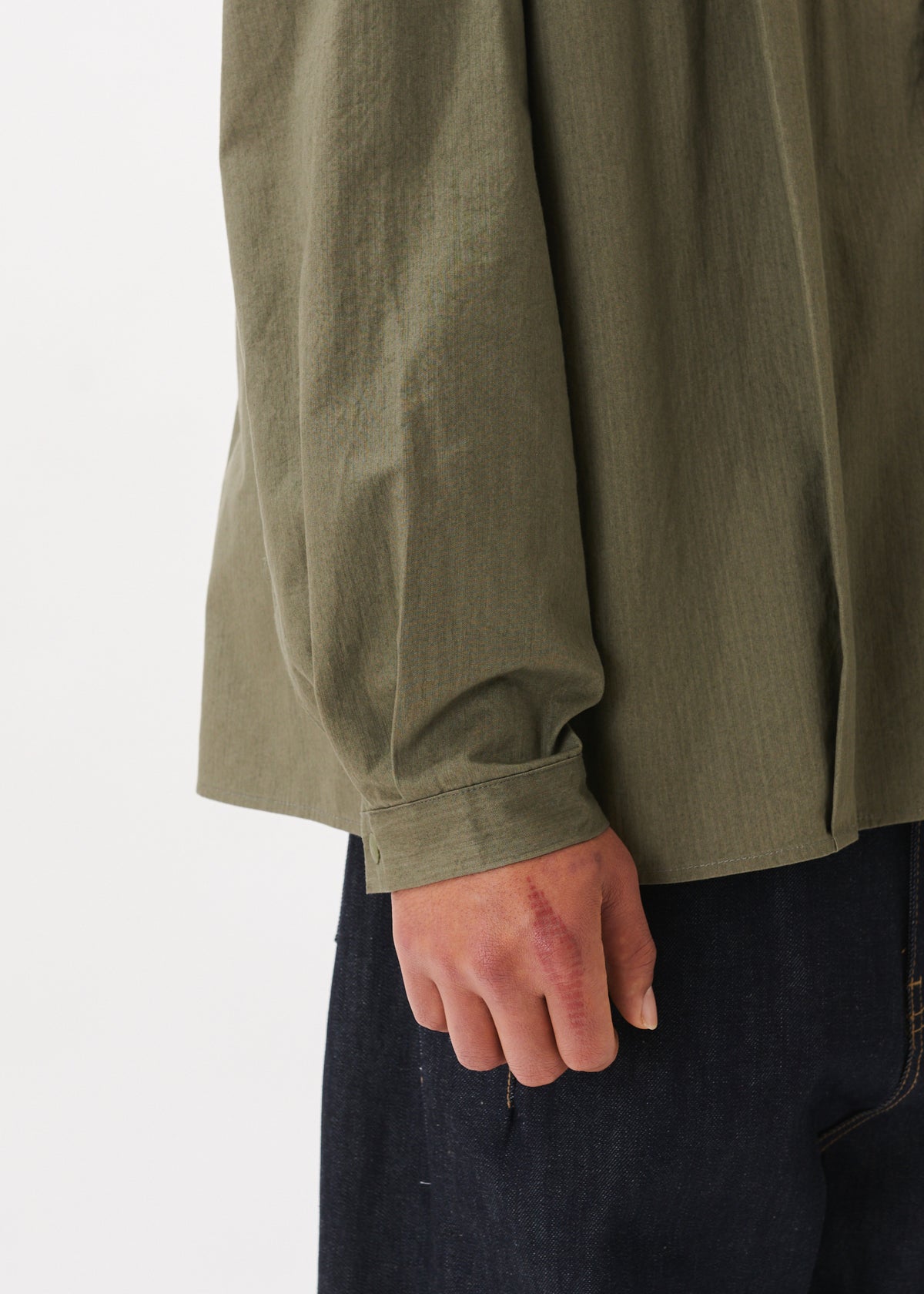 Chemise ample à plis