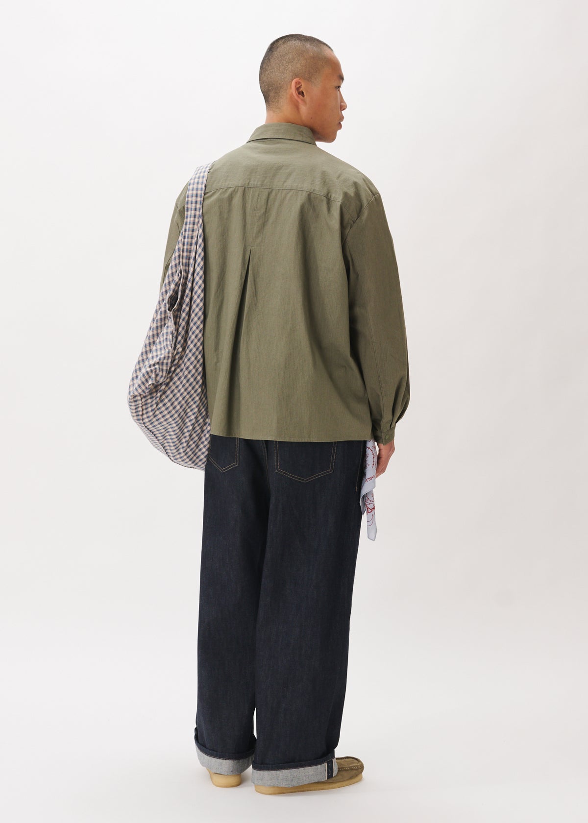 Chemise ample à plis
